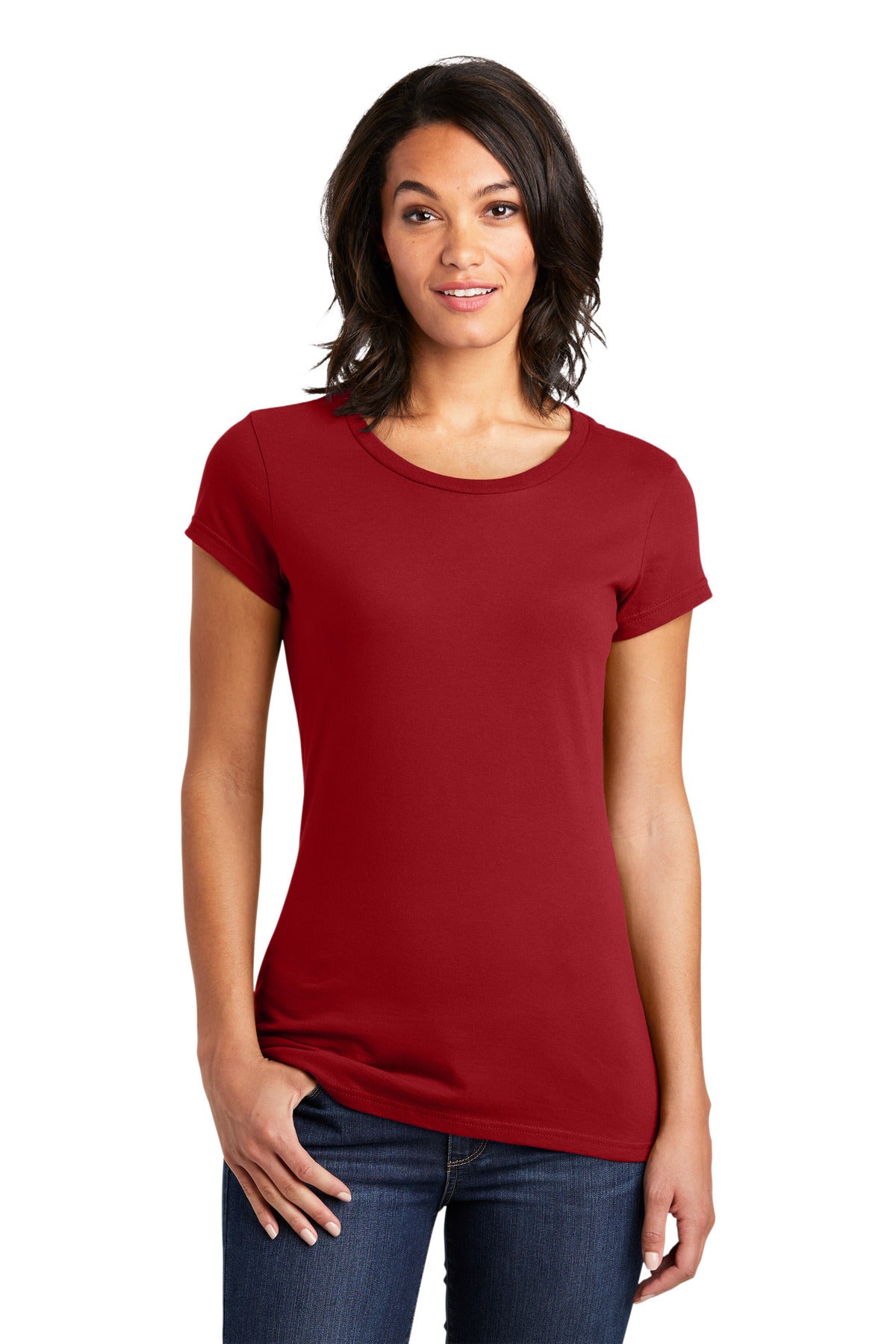 District ®  Women's Fitted Very Important Tee ® . DT6001