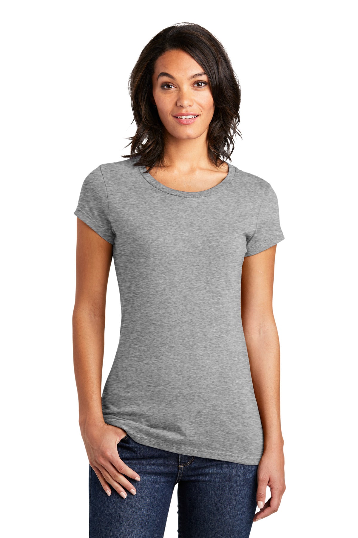 District ®  Women's Fitted Very Important Tee ® . DT6001