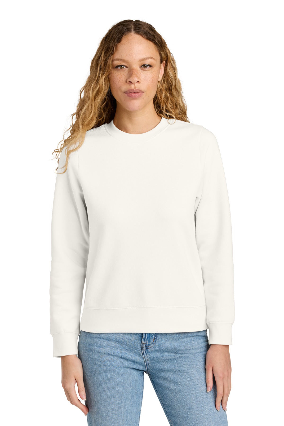 District Women's V.I.T. Fleece Crew DT6105