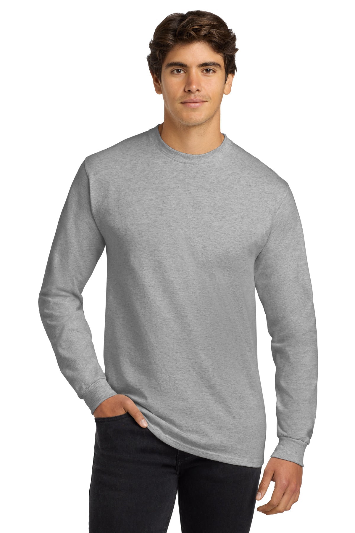 G2400 – Gildan   - Ultra Cotton   100% US Cotton Long Sleeve T-Shirt.