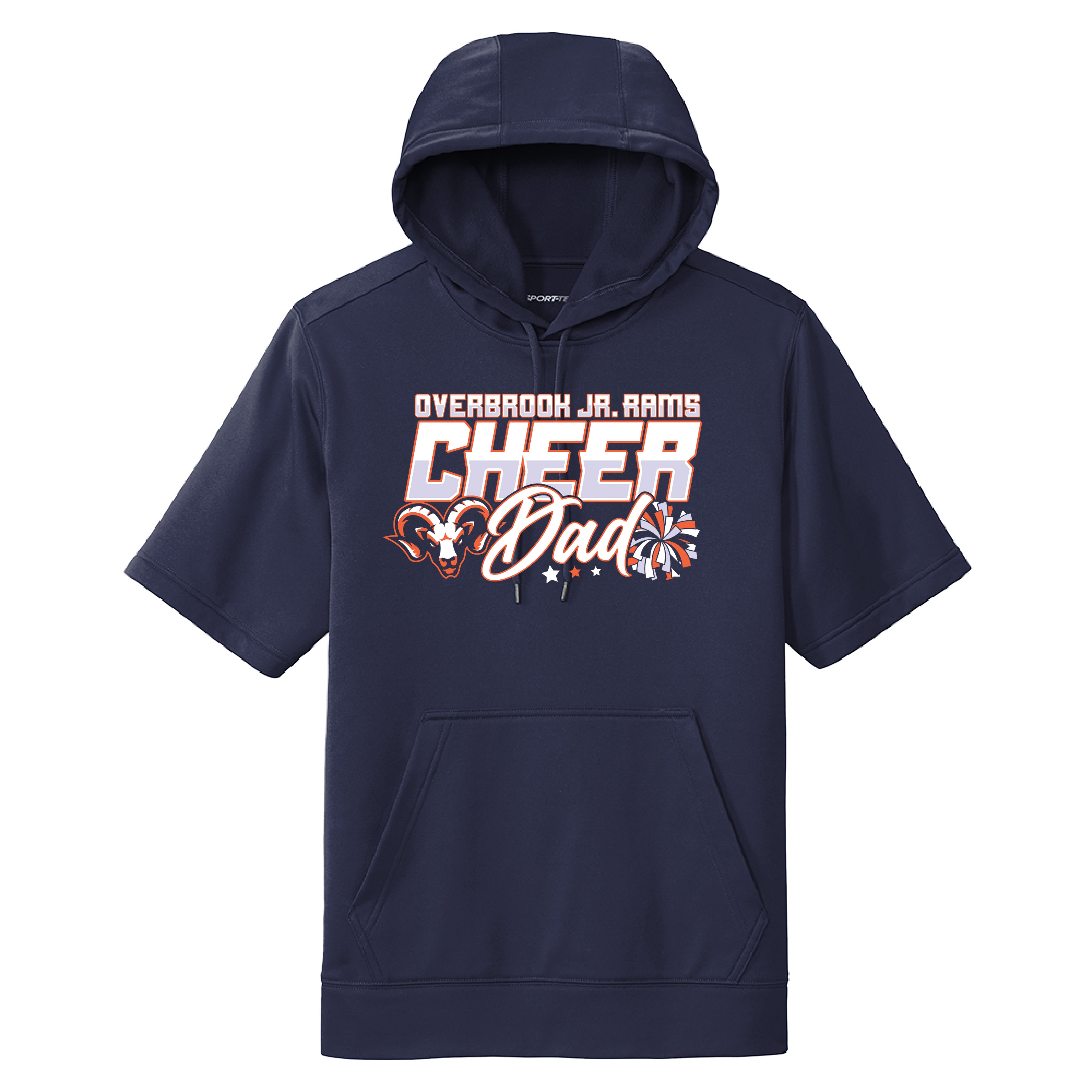 Cheer Dad Shortsleeve Hoodie | PHYA