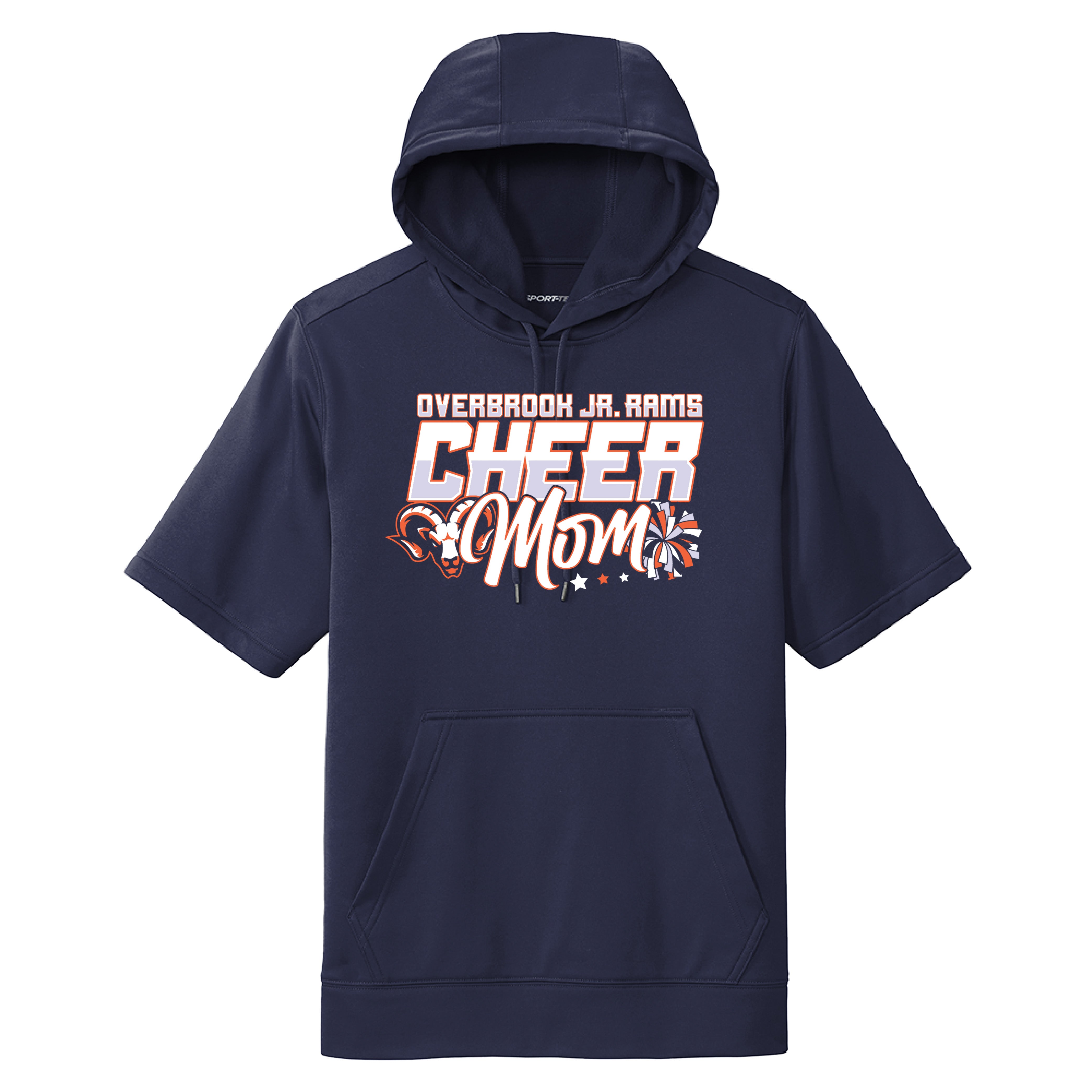 Cheer Mom Shortsleeve Hoodie | PHYA