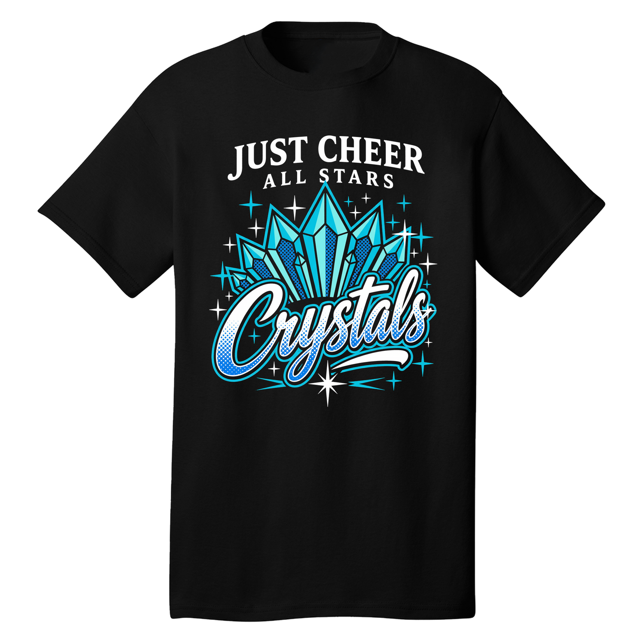 Crystals T-Shirt - Just Cheer