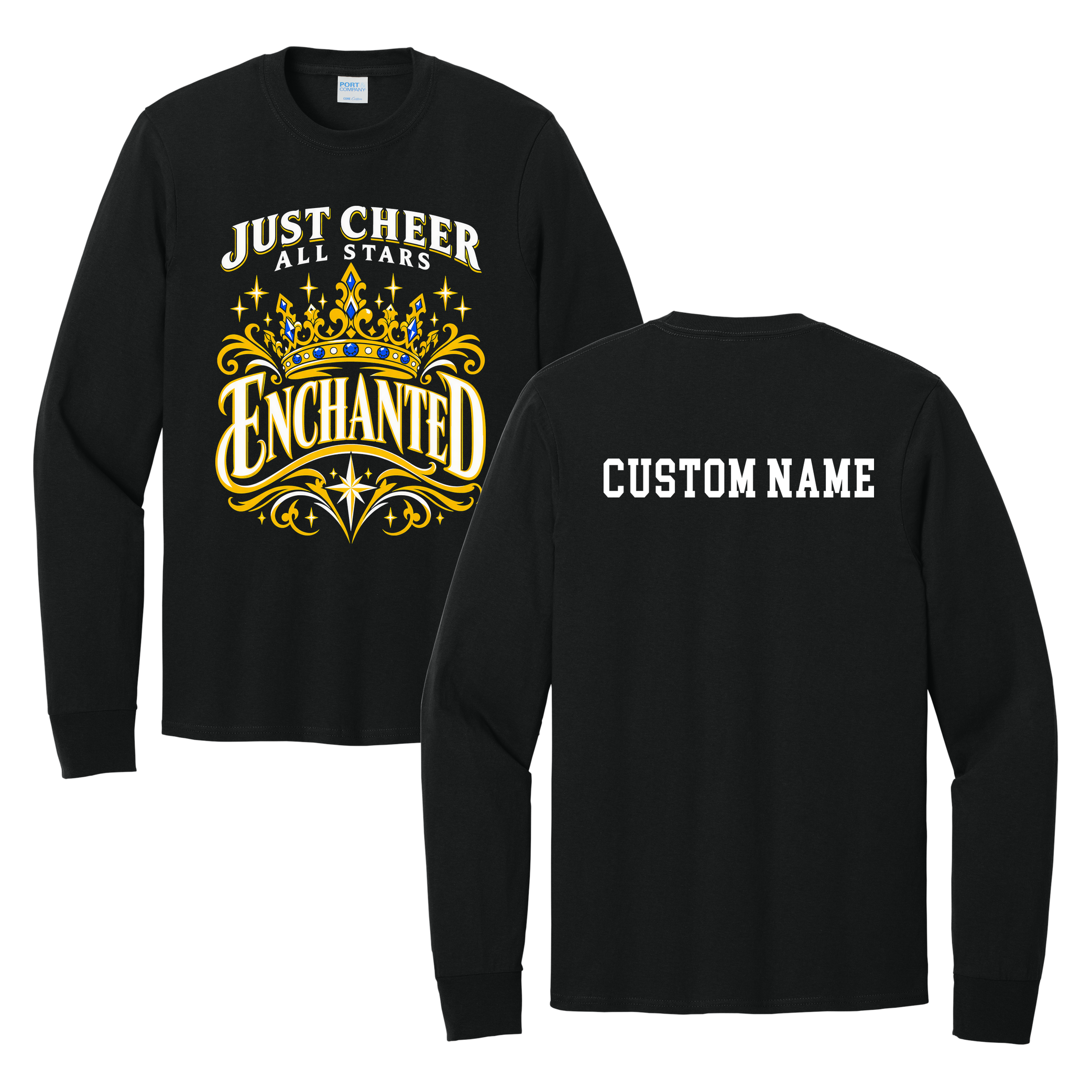 Enchanted Longsleeve - Just Cheer (Custom Name back)