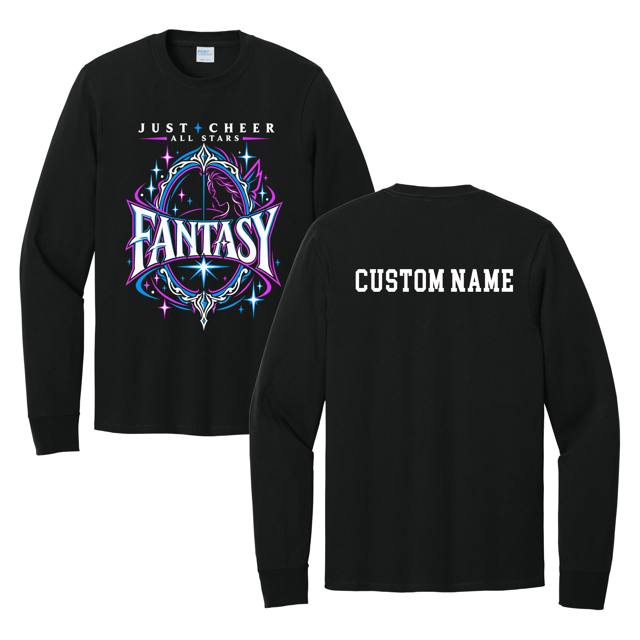Fantasy Longsleeve - Just Cheer (Custom Name back)