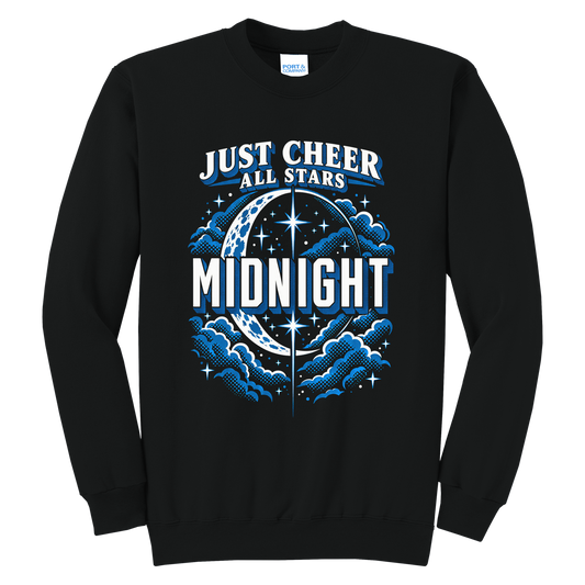 Midnight Sweatshirt - Just Cheer
