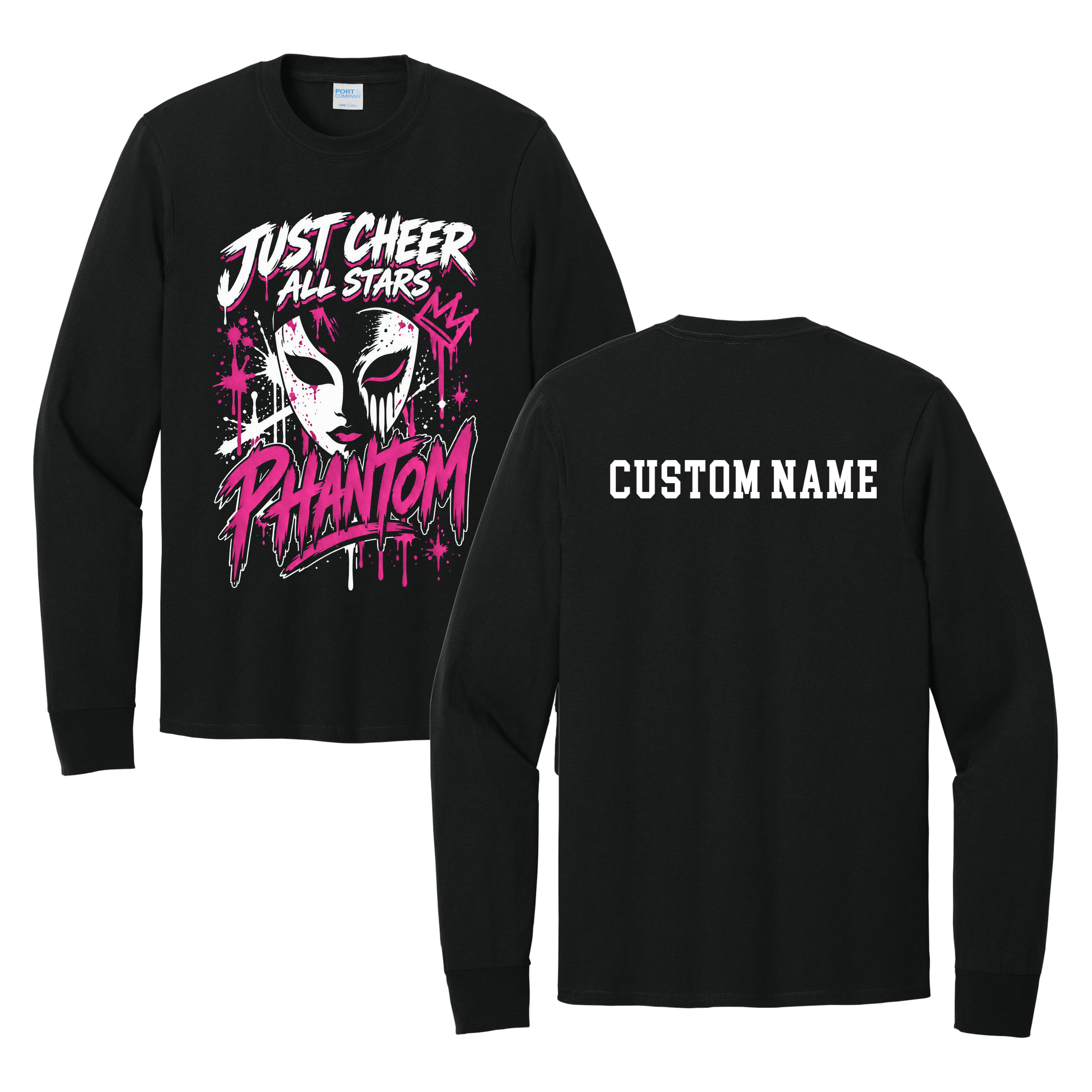 Phantom Longsleeve - Just Cheer (Custom Name back)