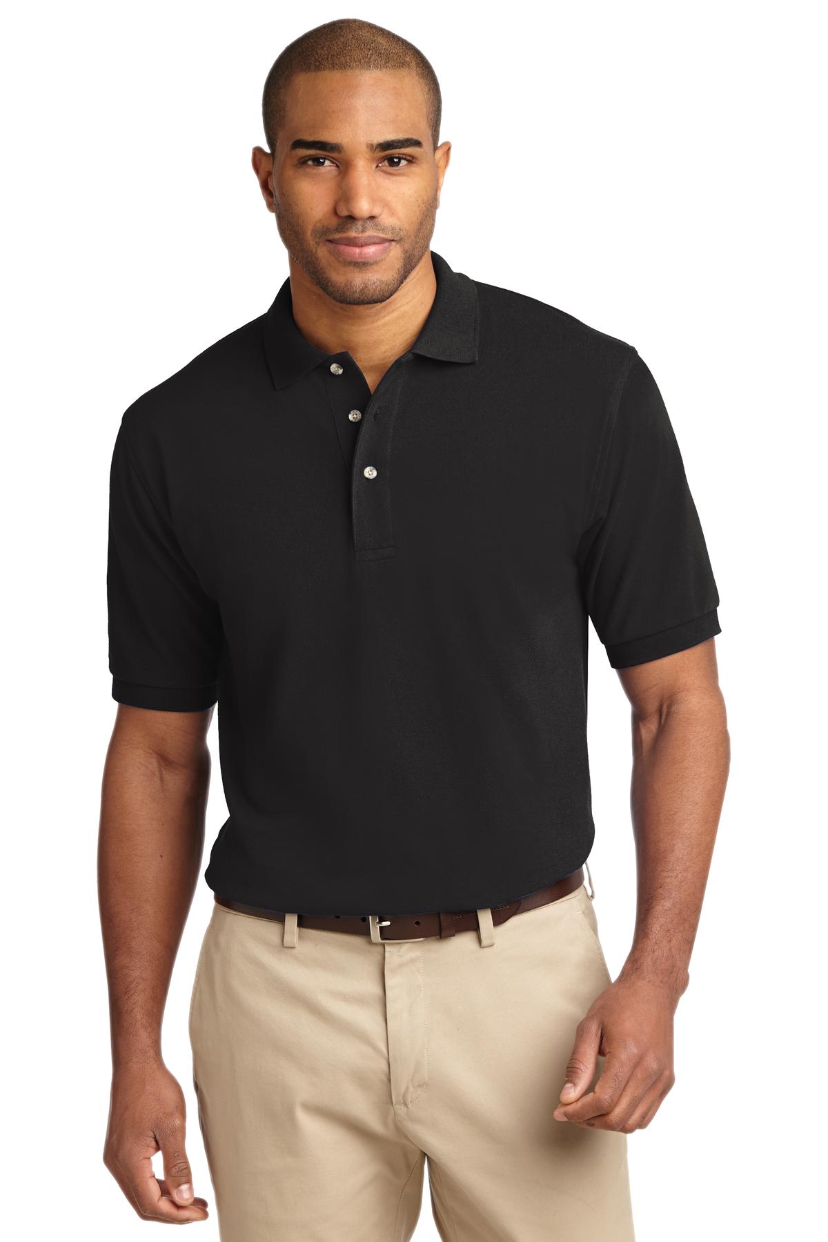 K420 – Port Authority   Heavyweight Cotton Pique Polo.