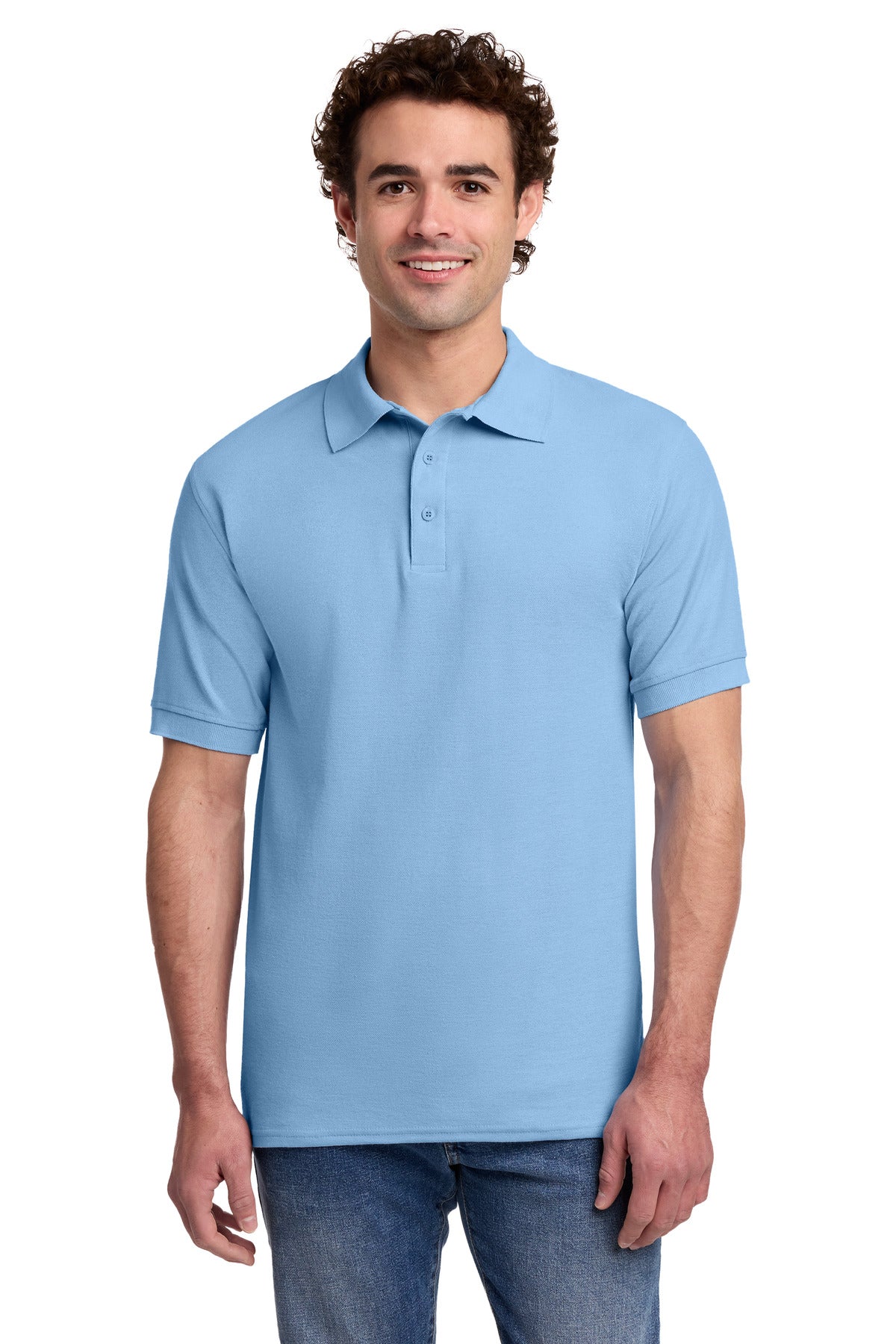 Port & Co Core Blend Pique Polo. KP155