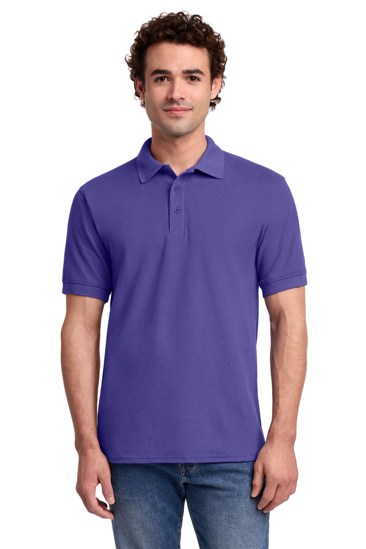 Port & Co Core Blend Pique Polo. KP155
