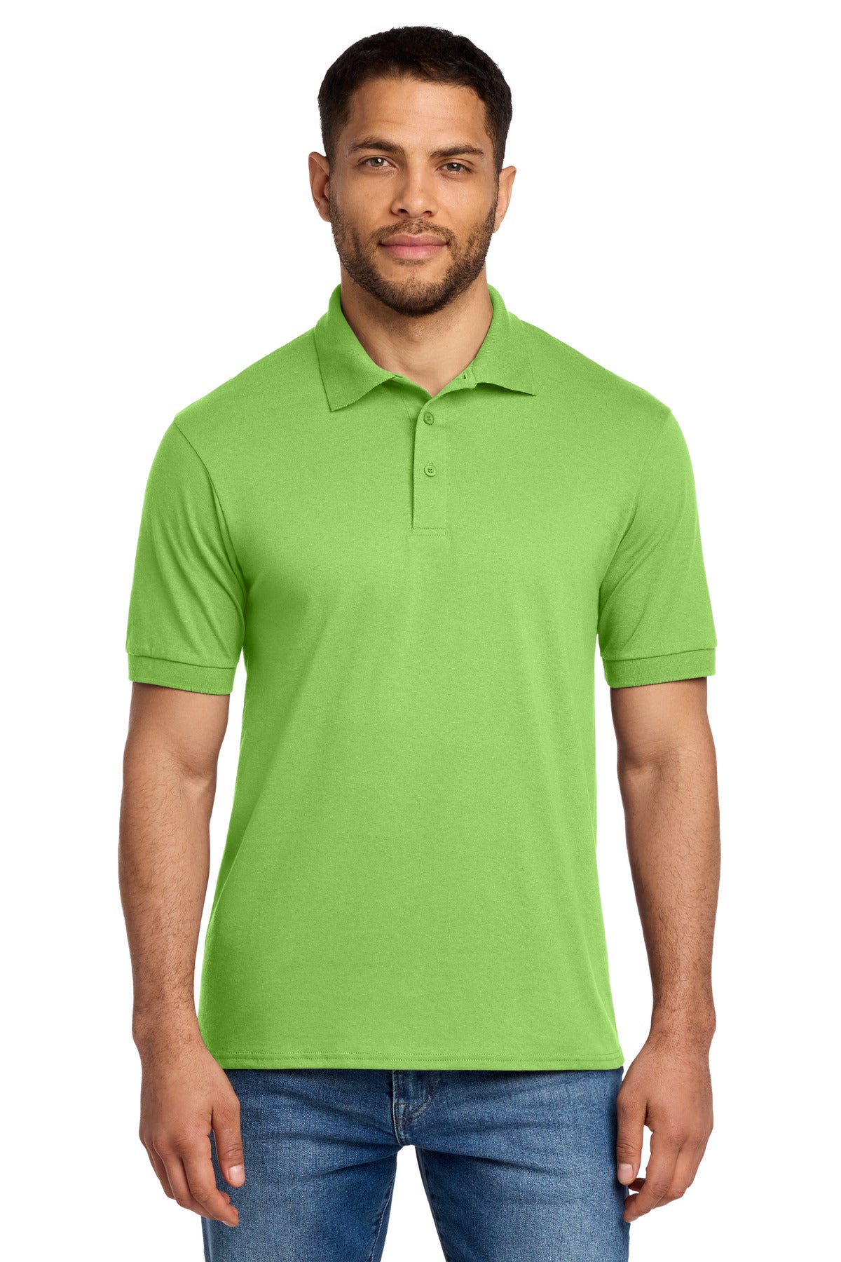 Port & Co Tall Core Blend Jersey Knit Polo. KP55T