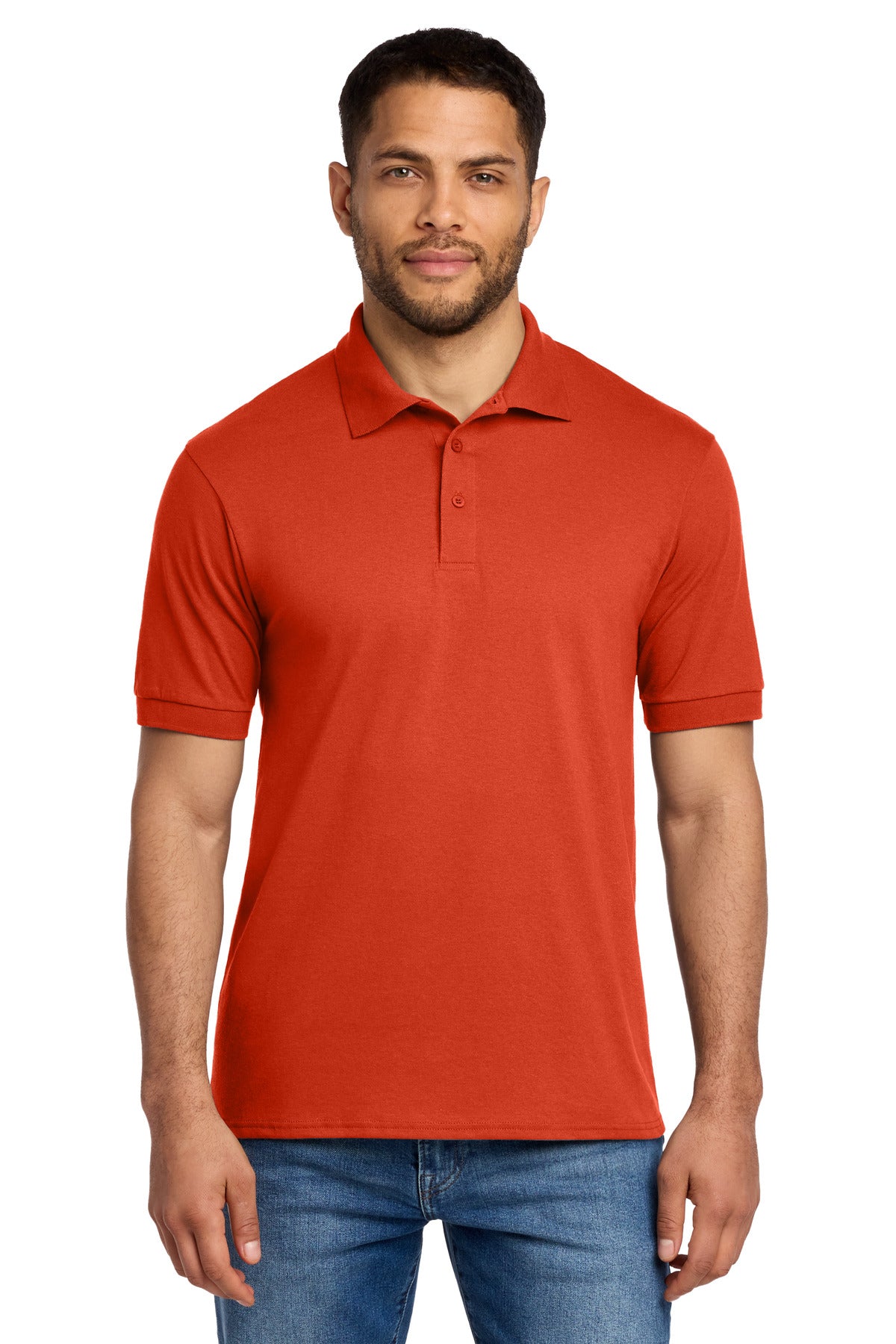 Port & Co Tall Core Blend Jersey Knit Polo. KP55T