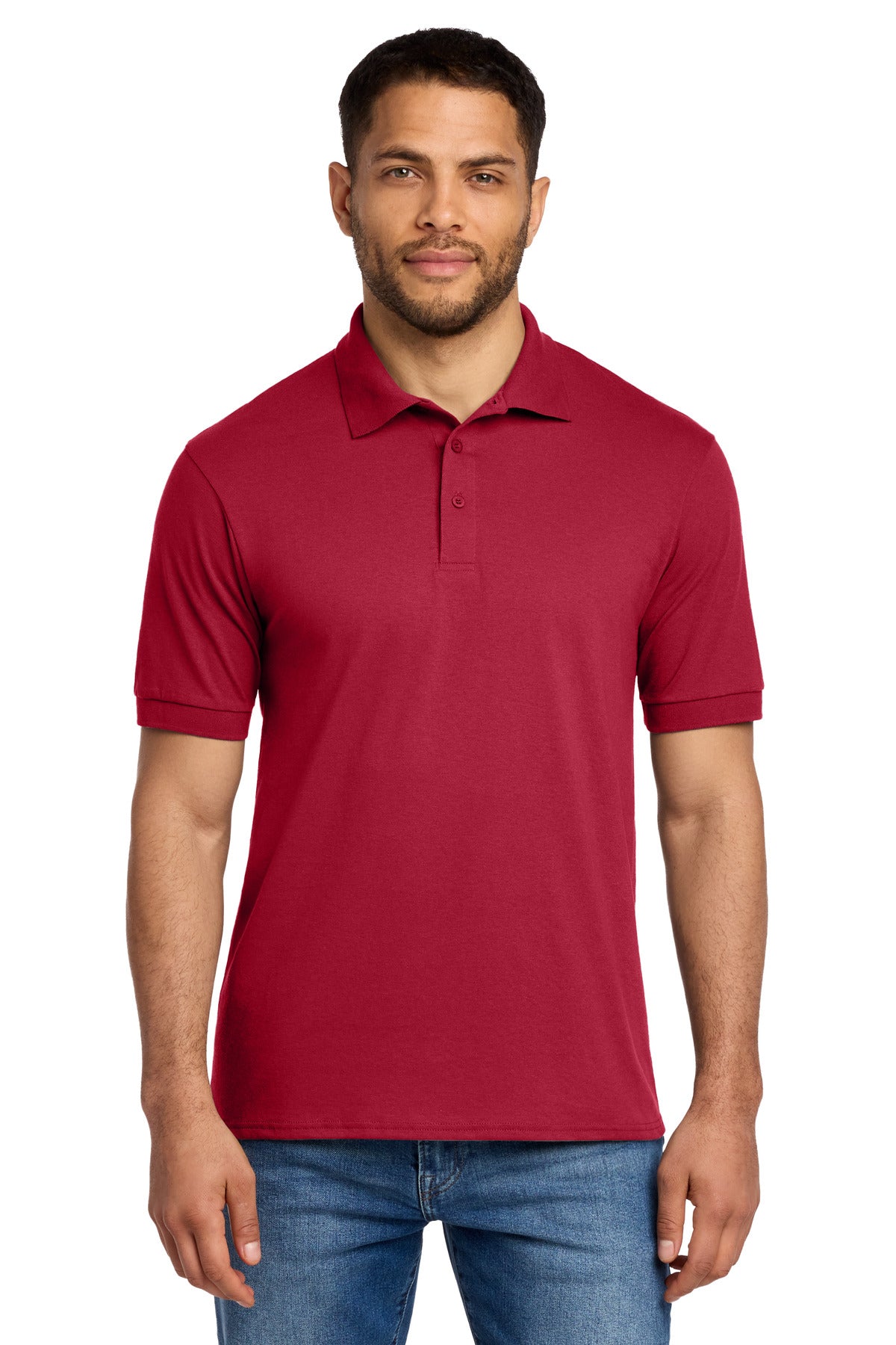 Port & Co Tall Core Blend Jersey Knit Polo. KP55T