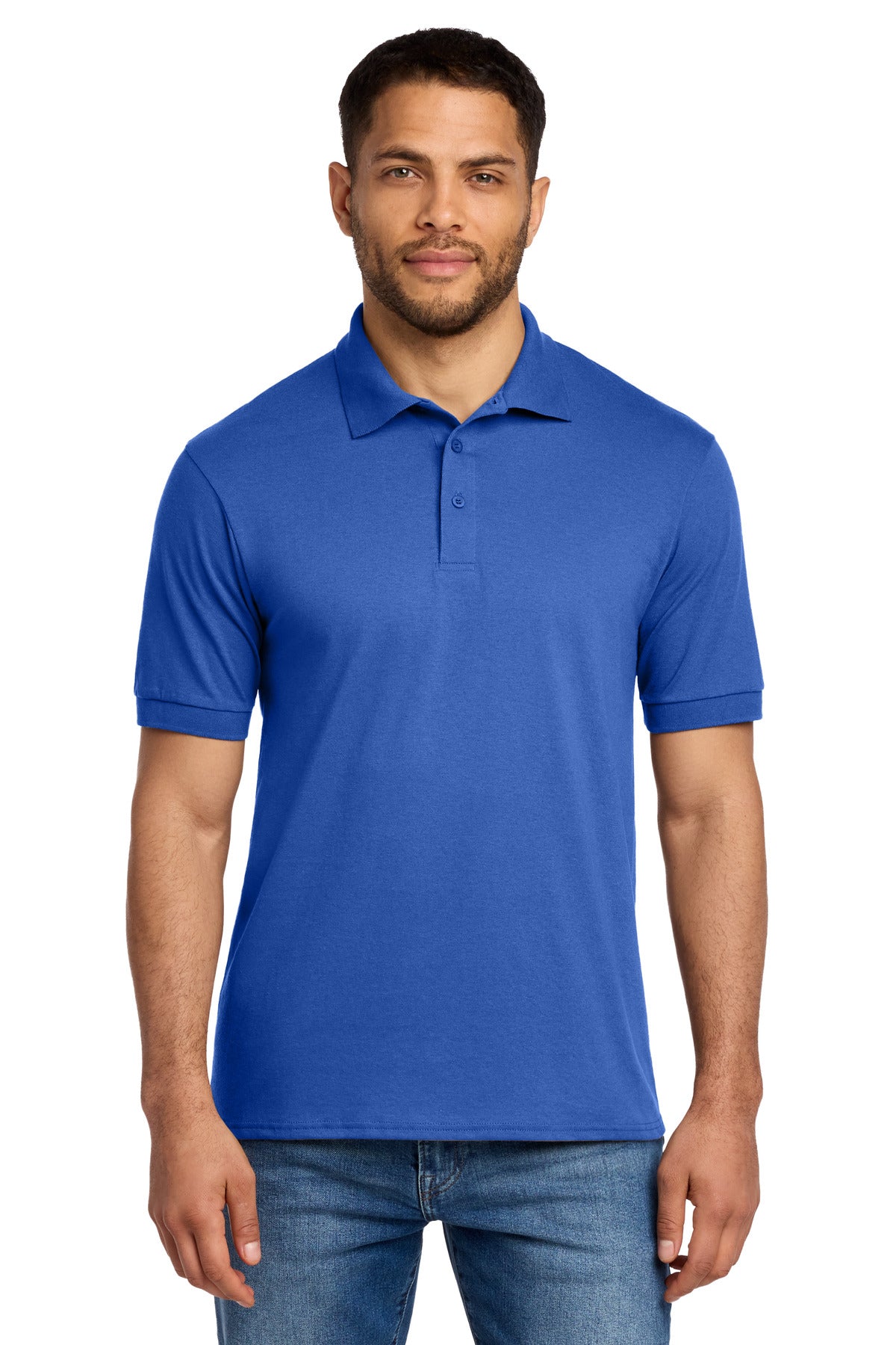 Port & Co Tall Core Blend Jersey Knit Polo. KP55T