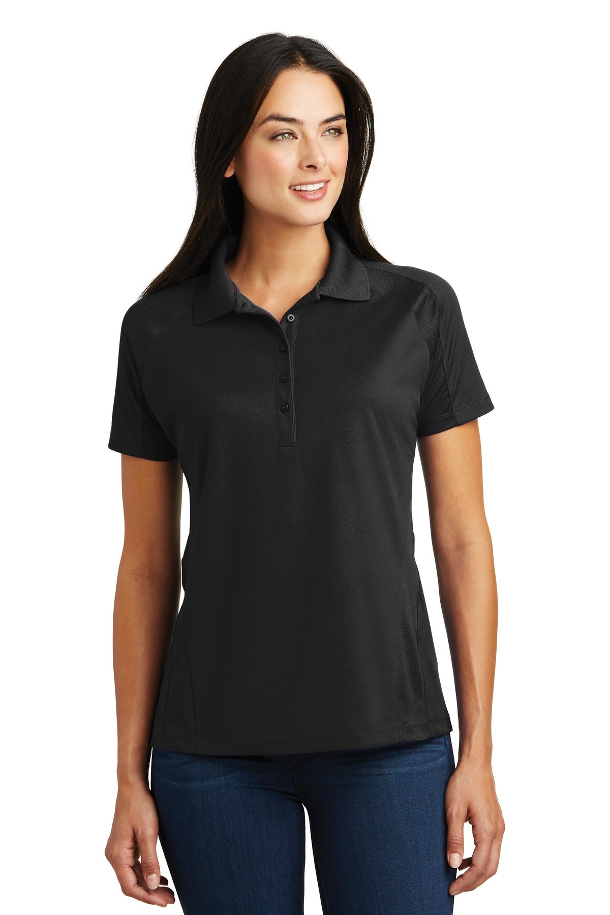 Sport-Tek ®  Women's Dri-Mesh ®  Pro Polo. L474