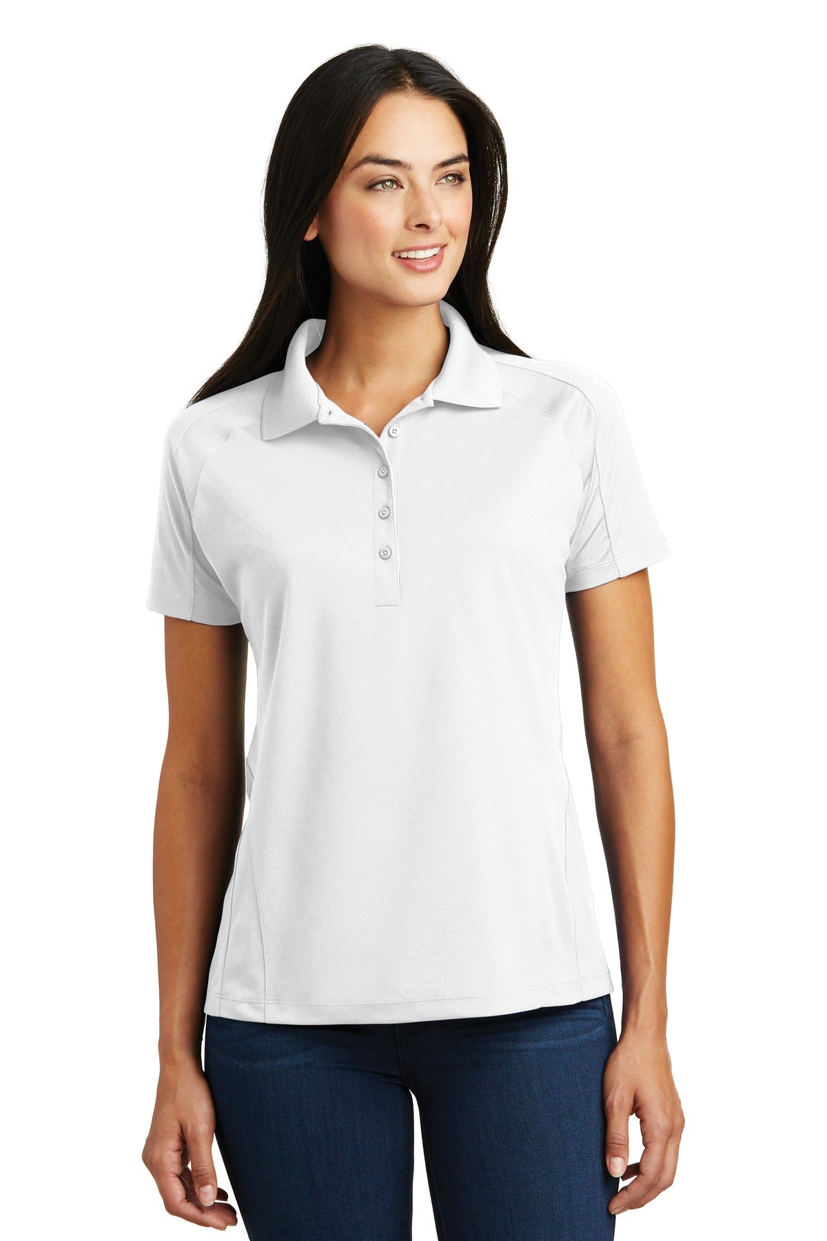 Sport-Tek ®  Women's Dri-Mesh ®  Pro Polo. L474