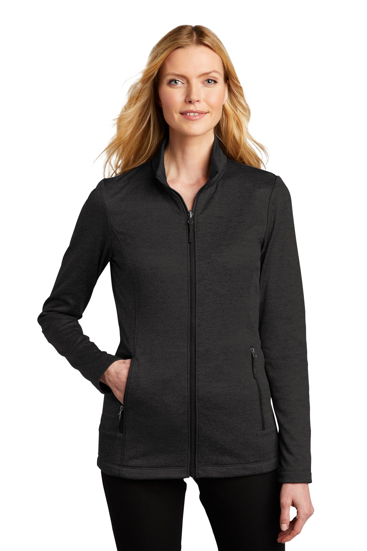 L905 – Port Authority    Women's Collective Striated Fleece Jacket.