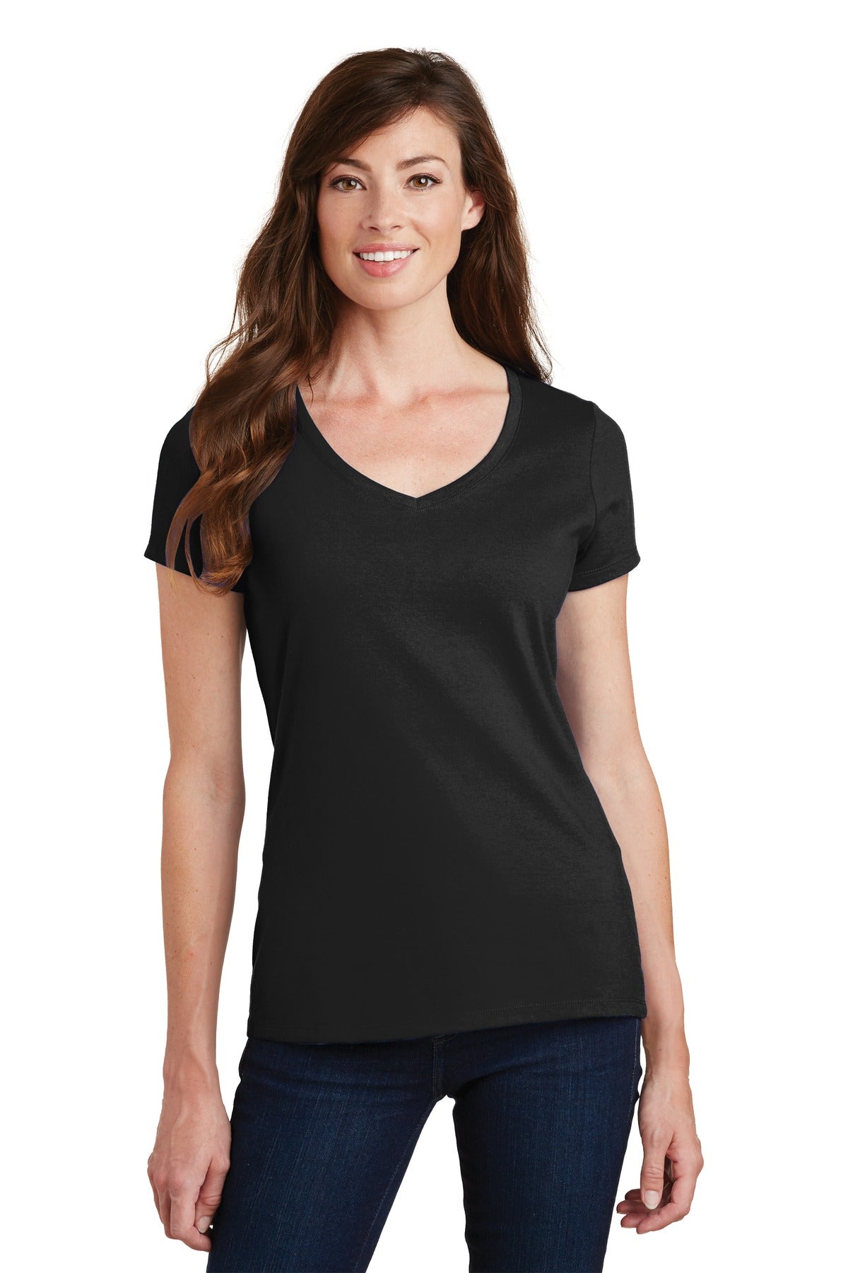 Port & Company ®  Women's Fan Favorite V-Neck Tee. LPC450V