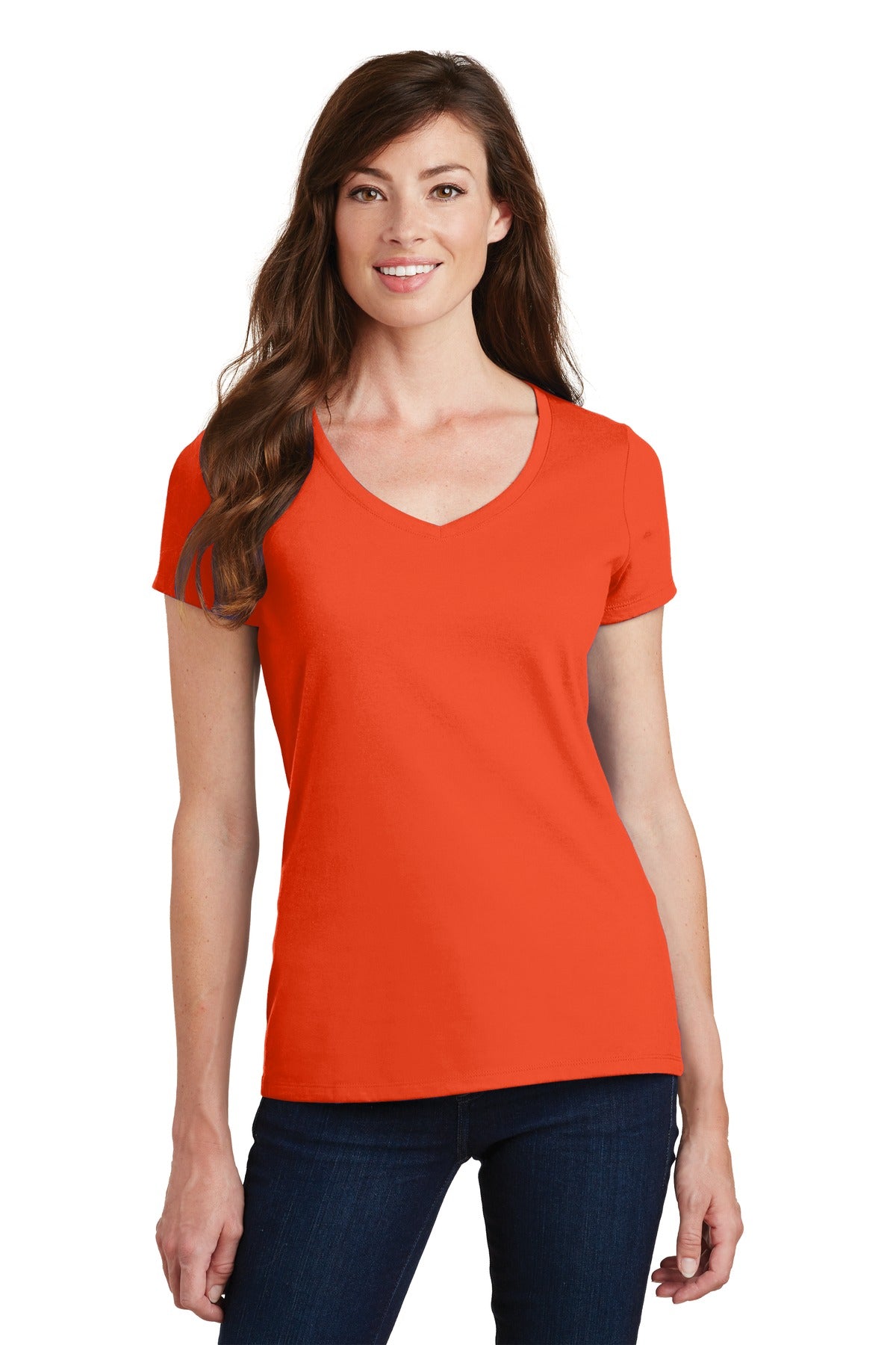 Port & Company ®  Women's Fan Favorite V-Neck Tee. LPC450V