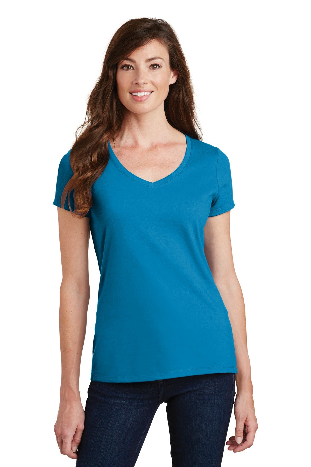 Port & Company ®  Women's Fan Favorite V-Neck Tee. LPC450V