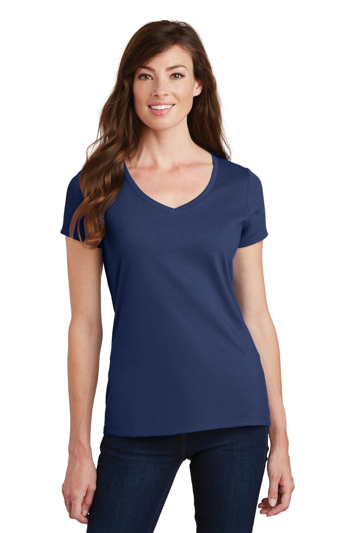 Port & Company ®  Women's Fan Favorite V-Neck Tee. LPC450V