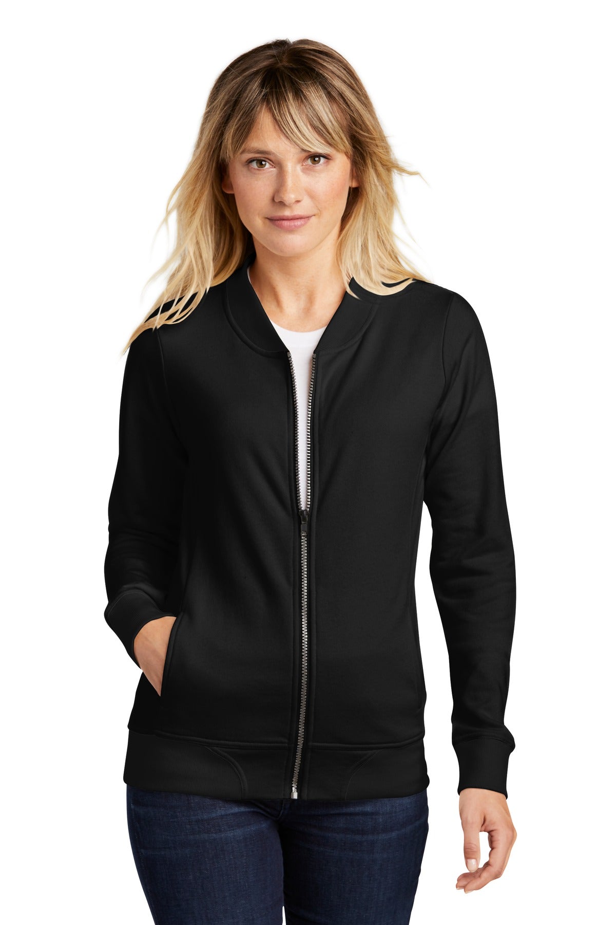 Sport-Tek  ®  Women's Lightweight French Terry Bomber LST274