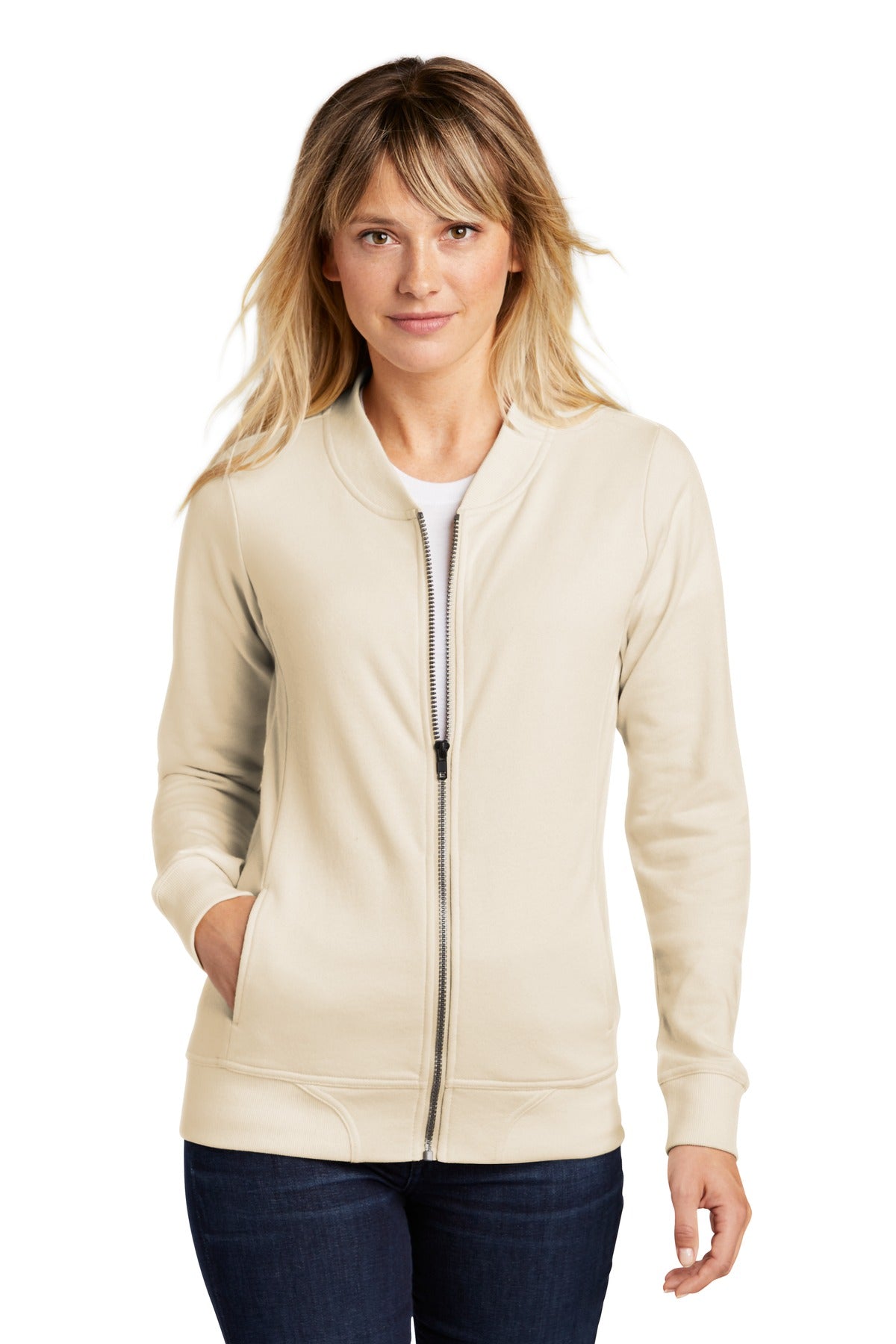 Sport-Tek  ®  Women's Lightweight French Terry Bomber LST274