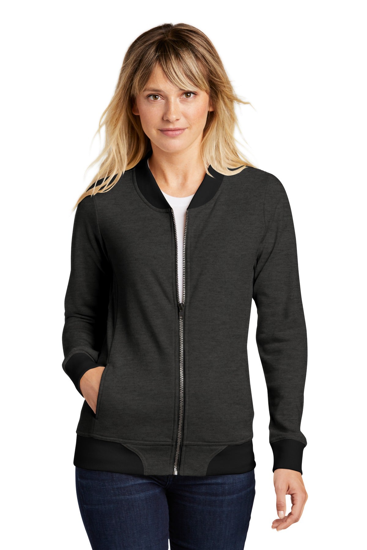 Sport-Tek  ®  Women's Lightweight French Terry Bomber LST274