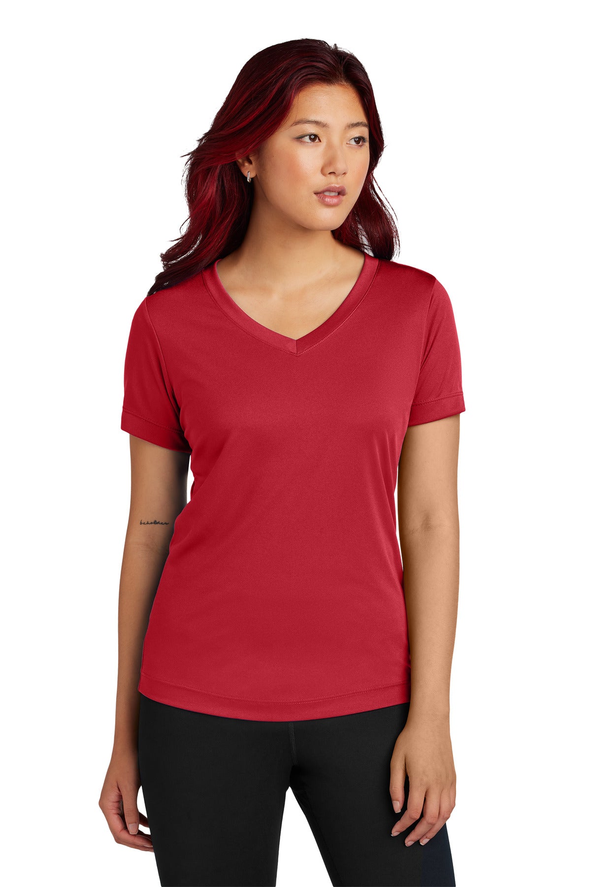 Sport-Tek ®  Women's PosiCharge ®  Competitor™ V-Neck Tee. LST353