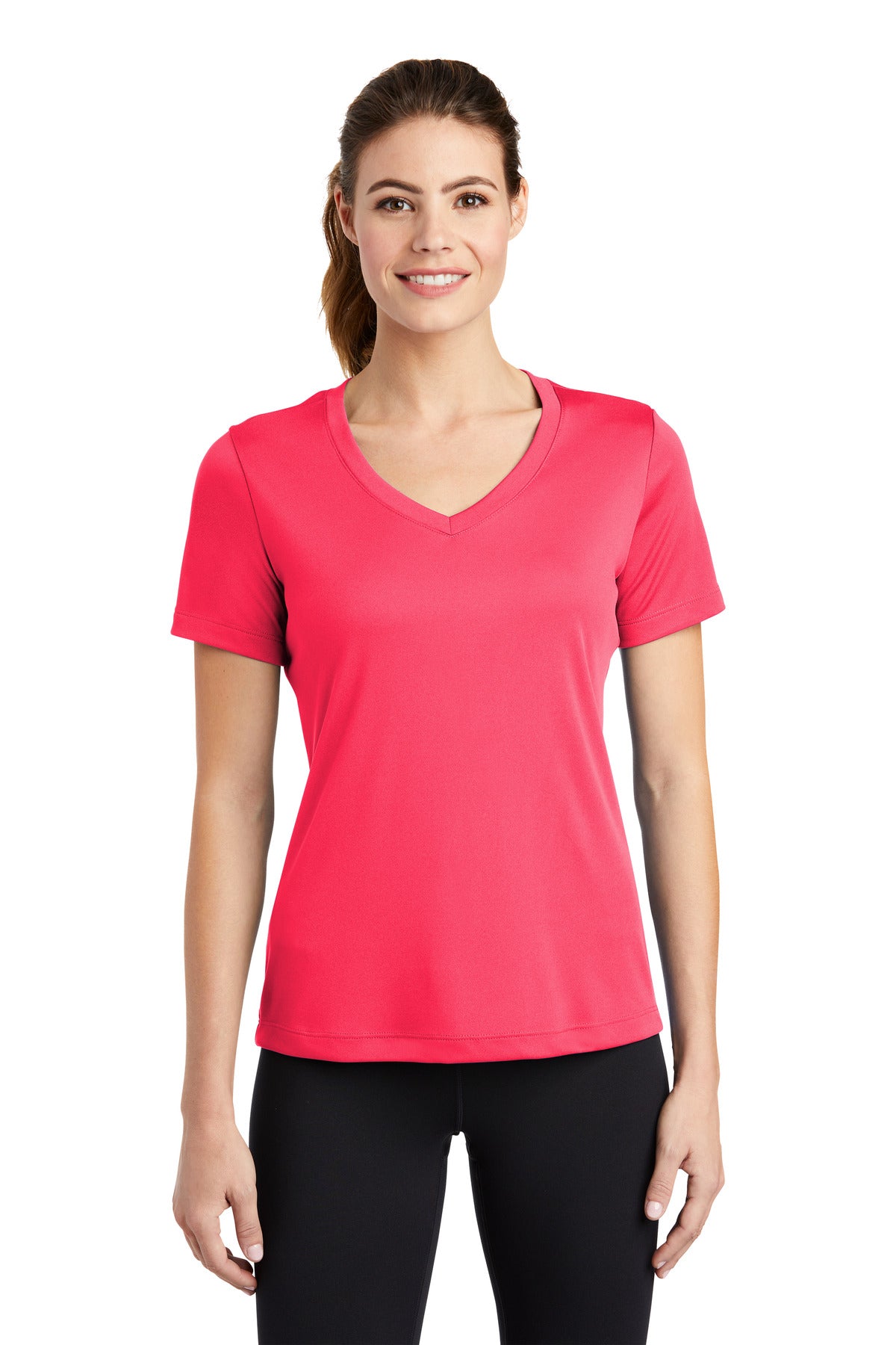 Sport-Tek ®  Women's PosiCharge ®  Competitor™ V-Neck Tee. LST353