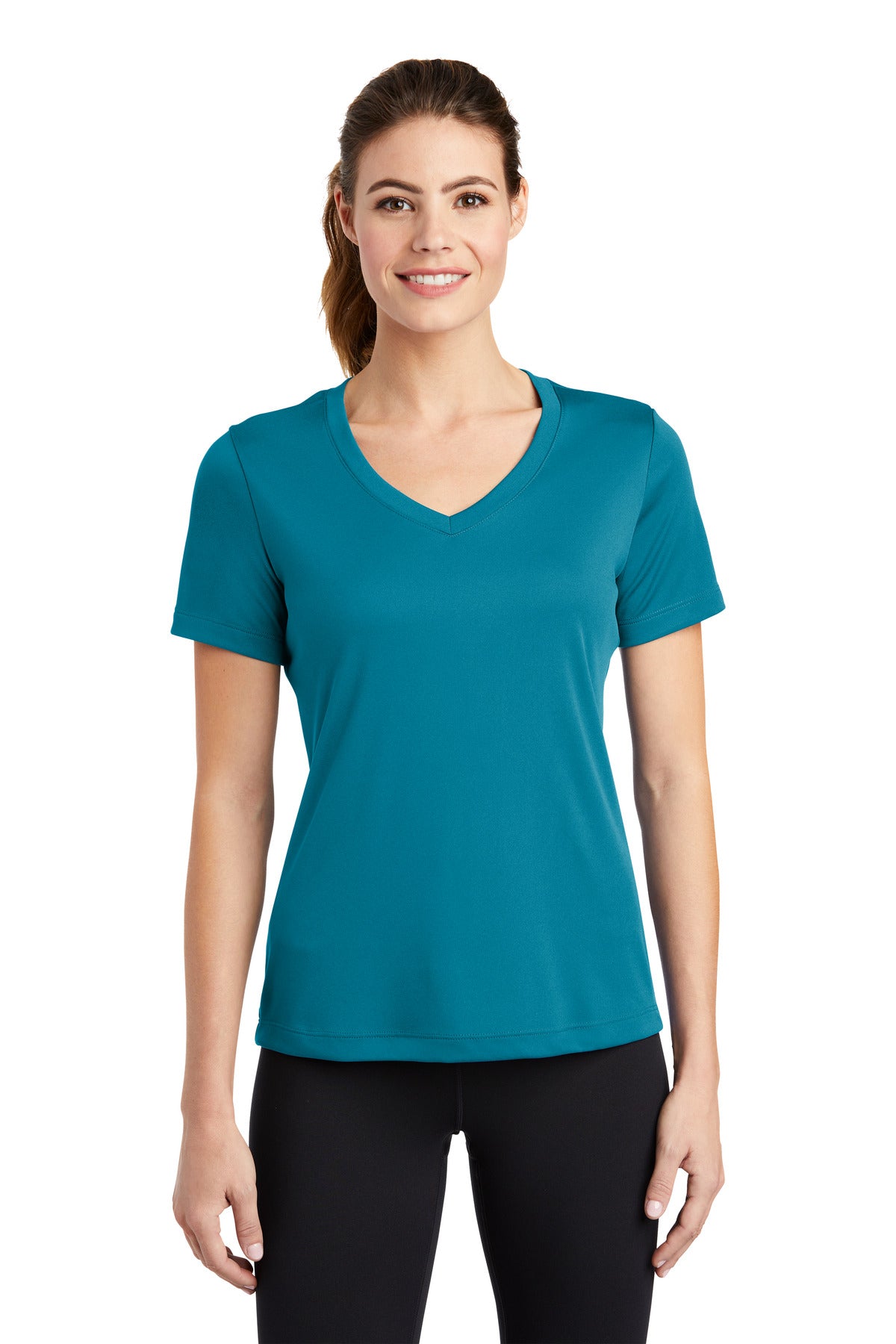 Sport-Tek ®  Women's PosiCharge ®  Competitor™ V-Neck Tee. LST353