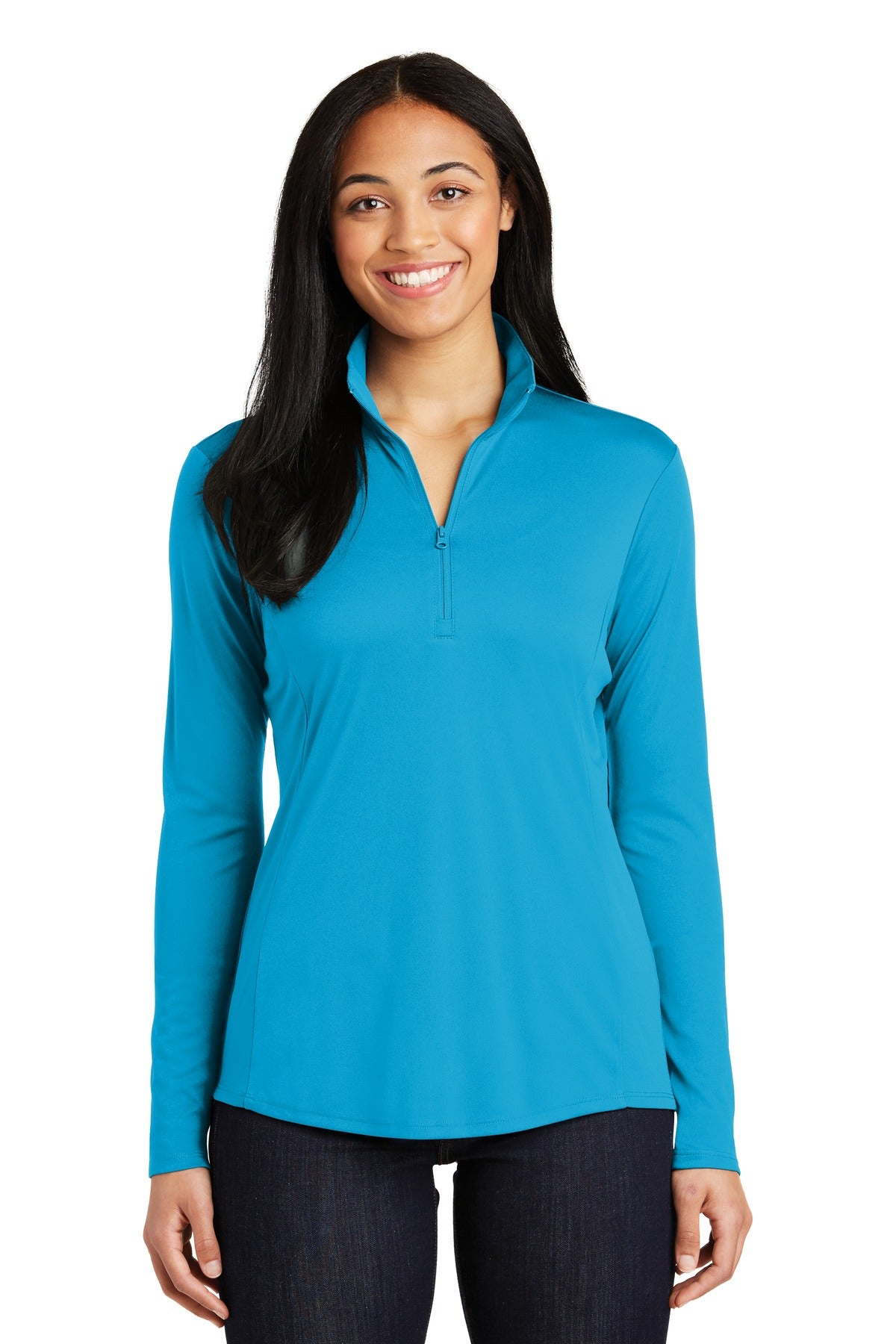Sport-Tek ®  Women's PosiCharge ®  Competitor ™  1/4-Zip Pullover. LST357