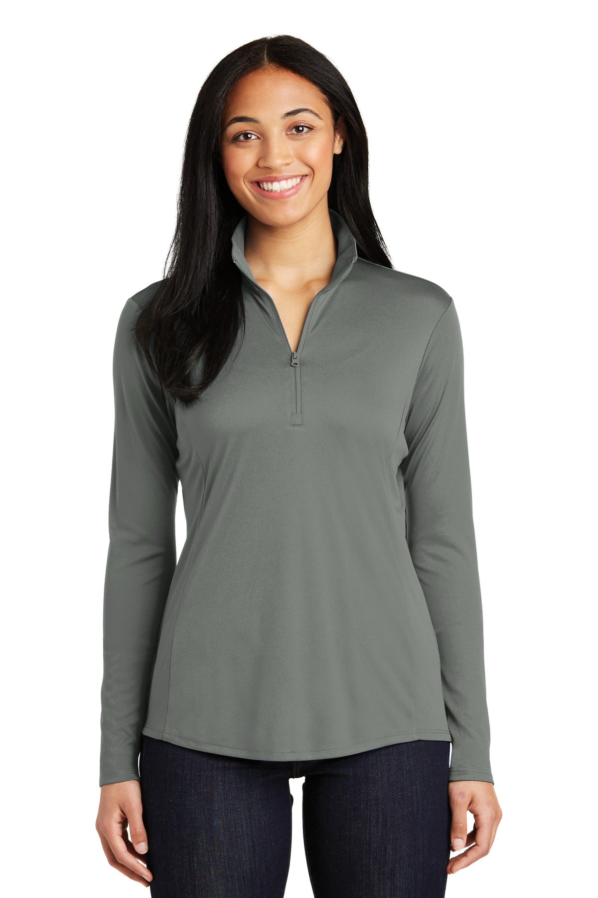 Sport-Tek ®  Women's PosiCharge ®  Competitor ™  1/4-Zip Pullover. LST357