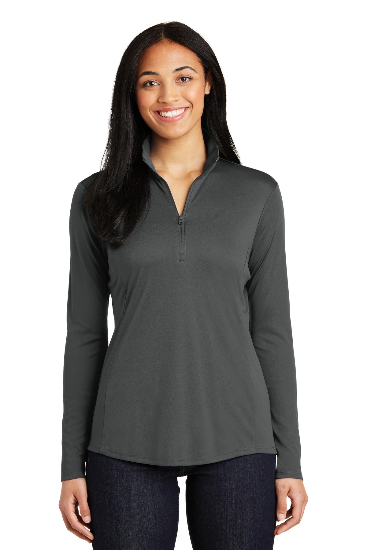 Sport-Tek ®  Women's PosiCharge ®  Competitor ™  1/4-Zip Pullover. LST357