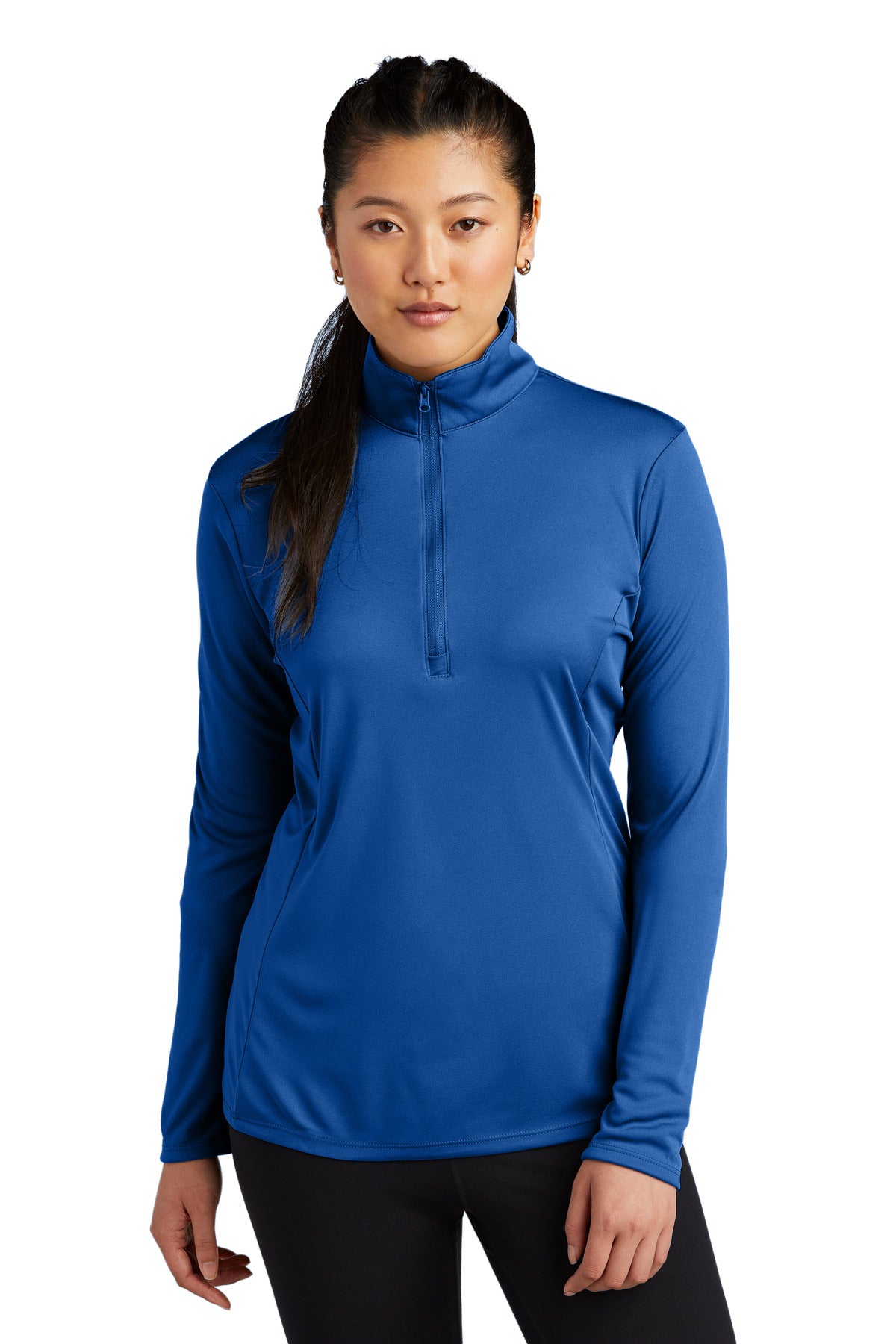 Sport-Tek ®  Women's PosiCharge ®  Competitor ™  1/4-Zip Pullover. LST357