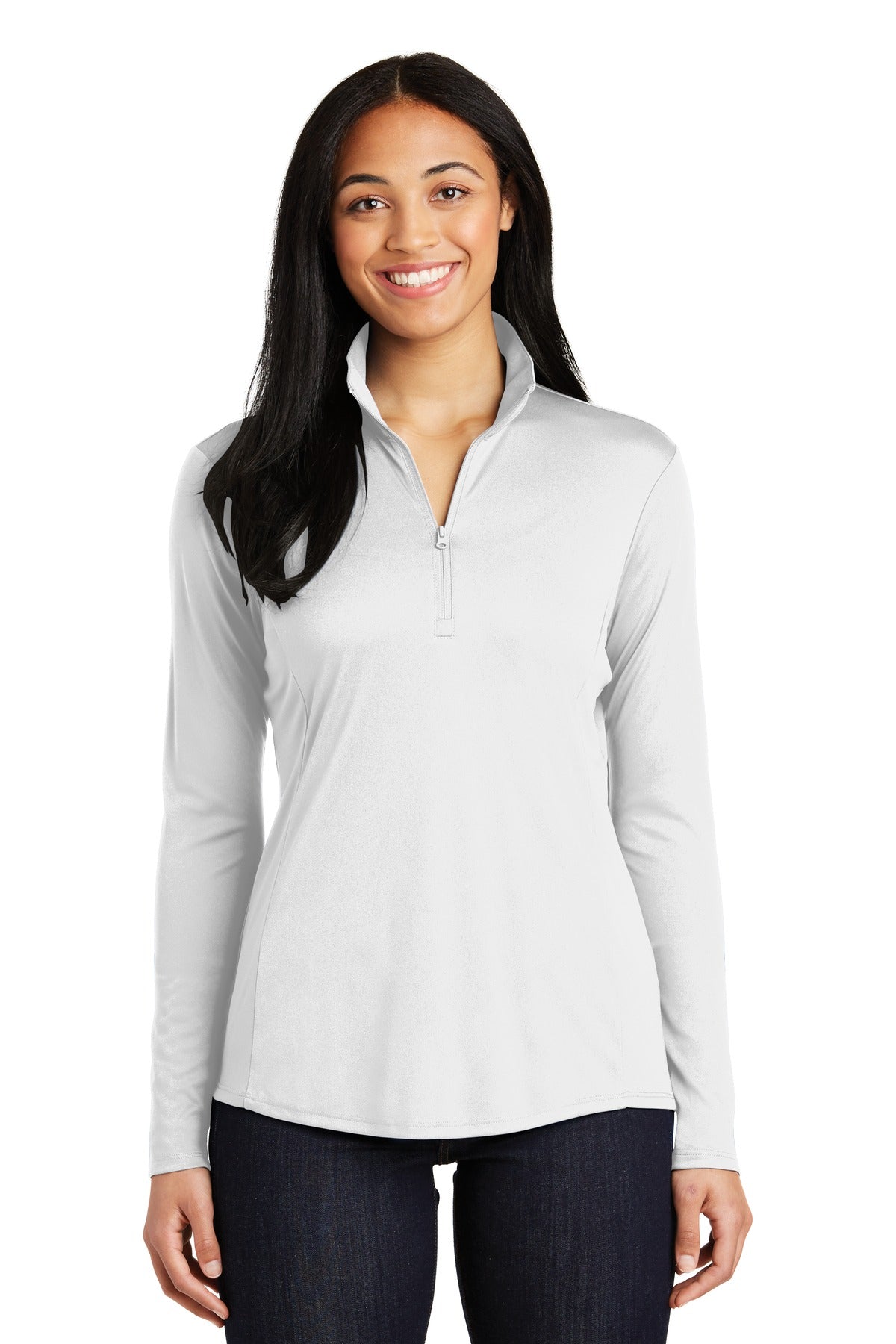 Sport-Tek ®  Women's PosiCharge ®  Competitor ™  1/4-Zip Pullover. LST357