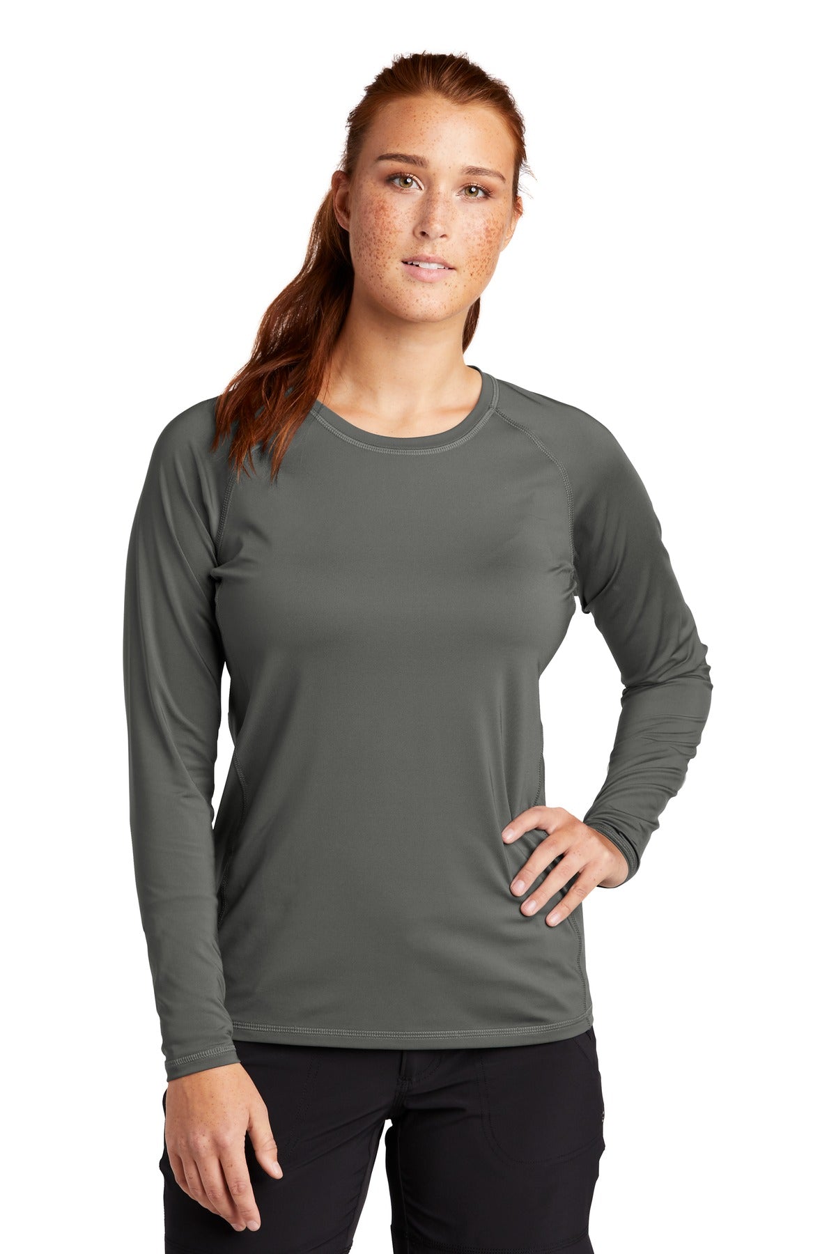 Sport-Tek  ®  Women's Long Sleeve Rashguard Tee. LST470LS