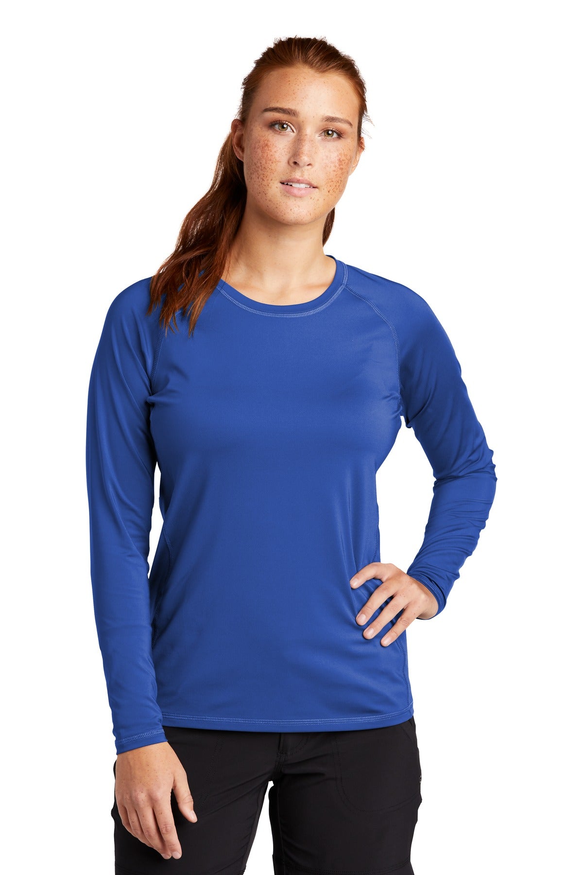 Sport-Tek  ®  Women's Long Sleeve Rashguard Tee. LST470LS