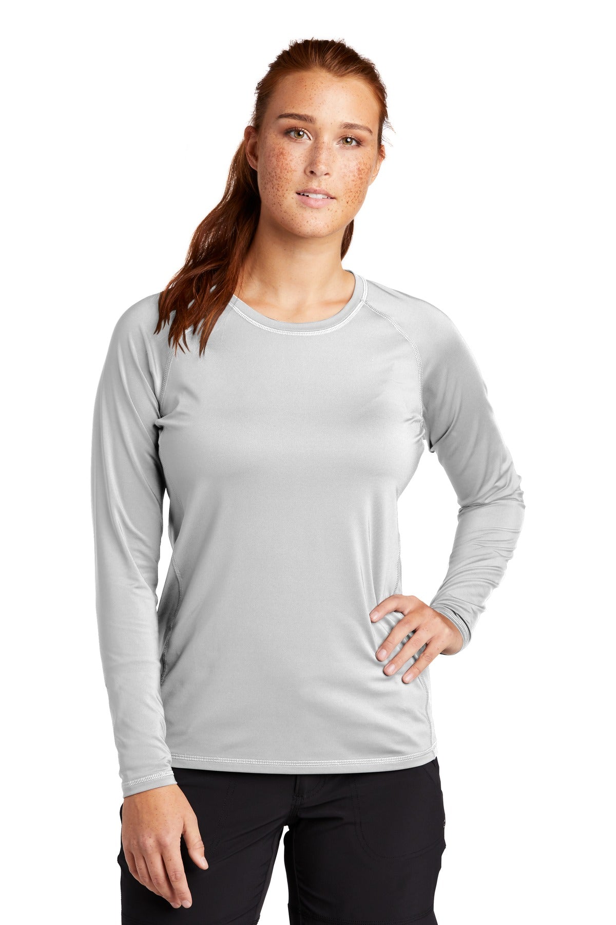 Sport-Tek  ®  Women's Long Sleeve Rashguard Tee. LST470LS