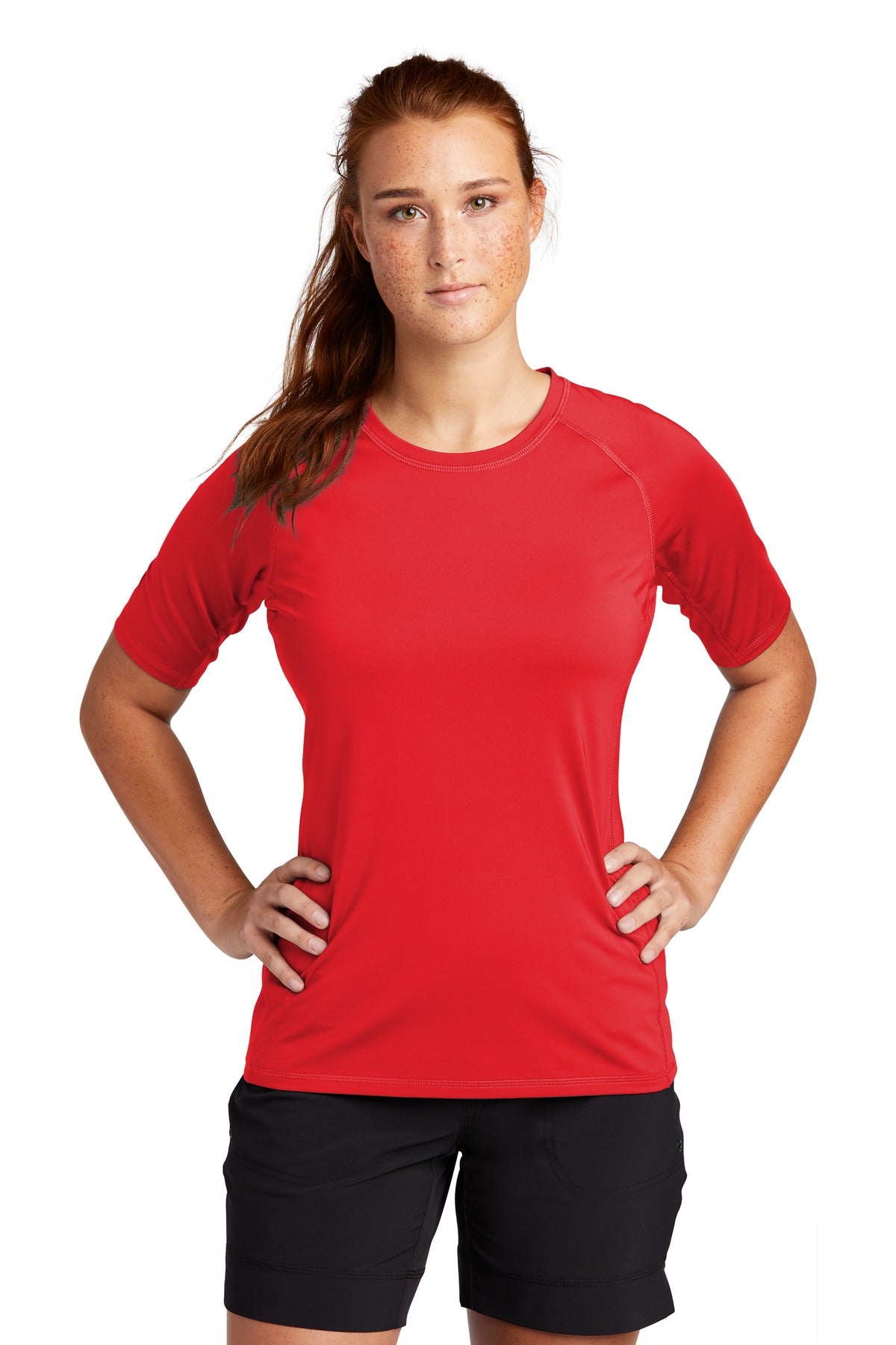 Sport-Tek  ®  Women's Rashguard Tee. LST470