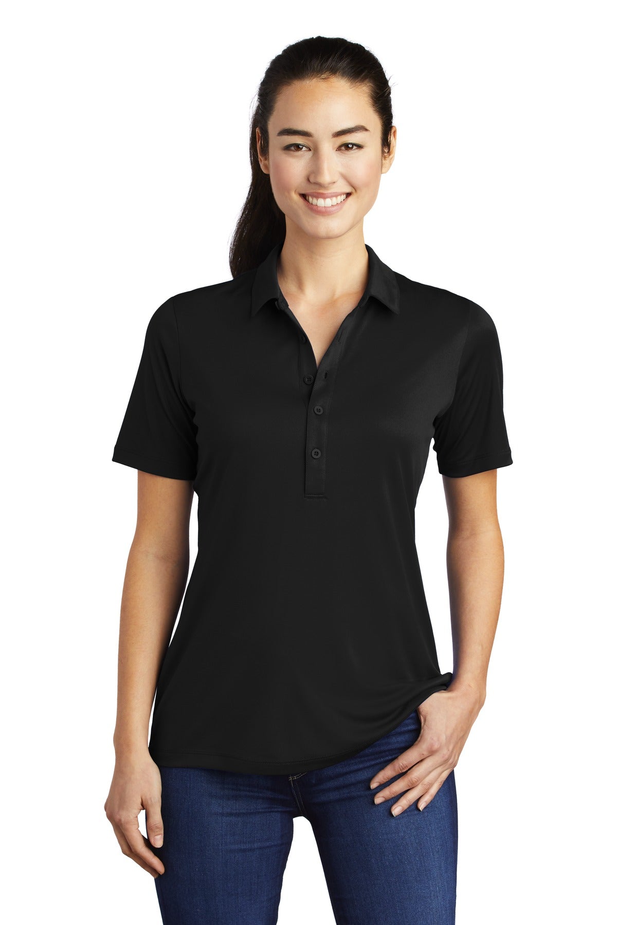 Sport-Tek ®  Women's Posi-UV  ®  Pro Polo.  LST520