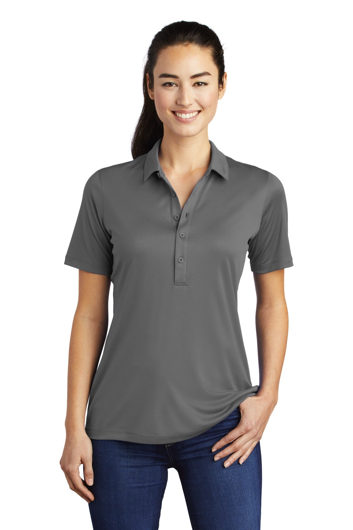 Sport-Tek ®  Women's Posi-UV  ®  Pro Polo.  LST520