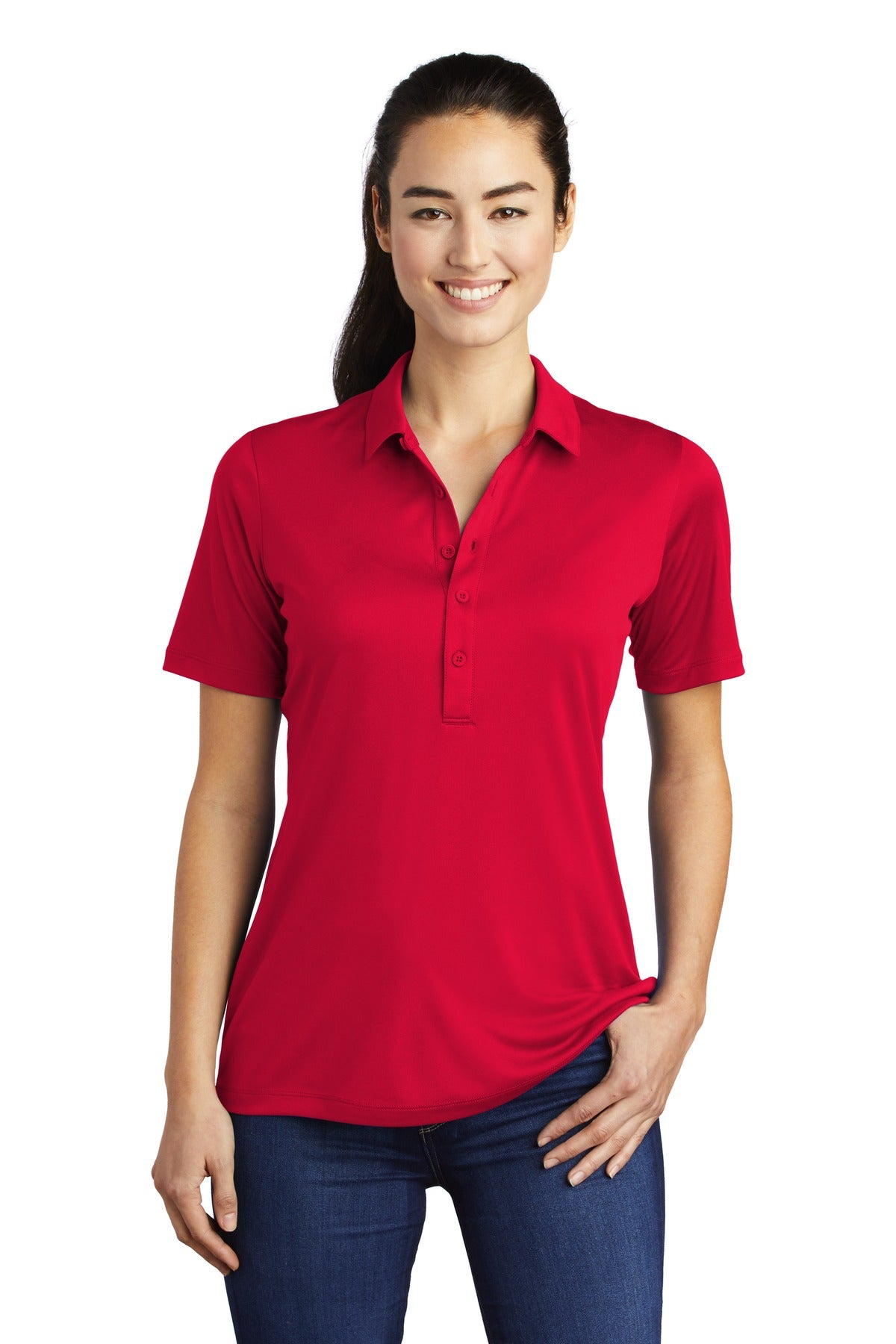 Sport-Tek ®  Women's Posi-UV  ®  Pro Polo.  LST520