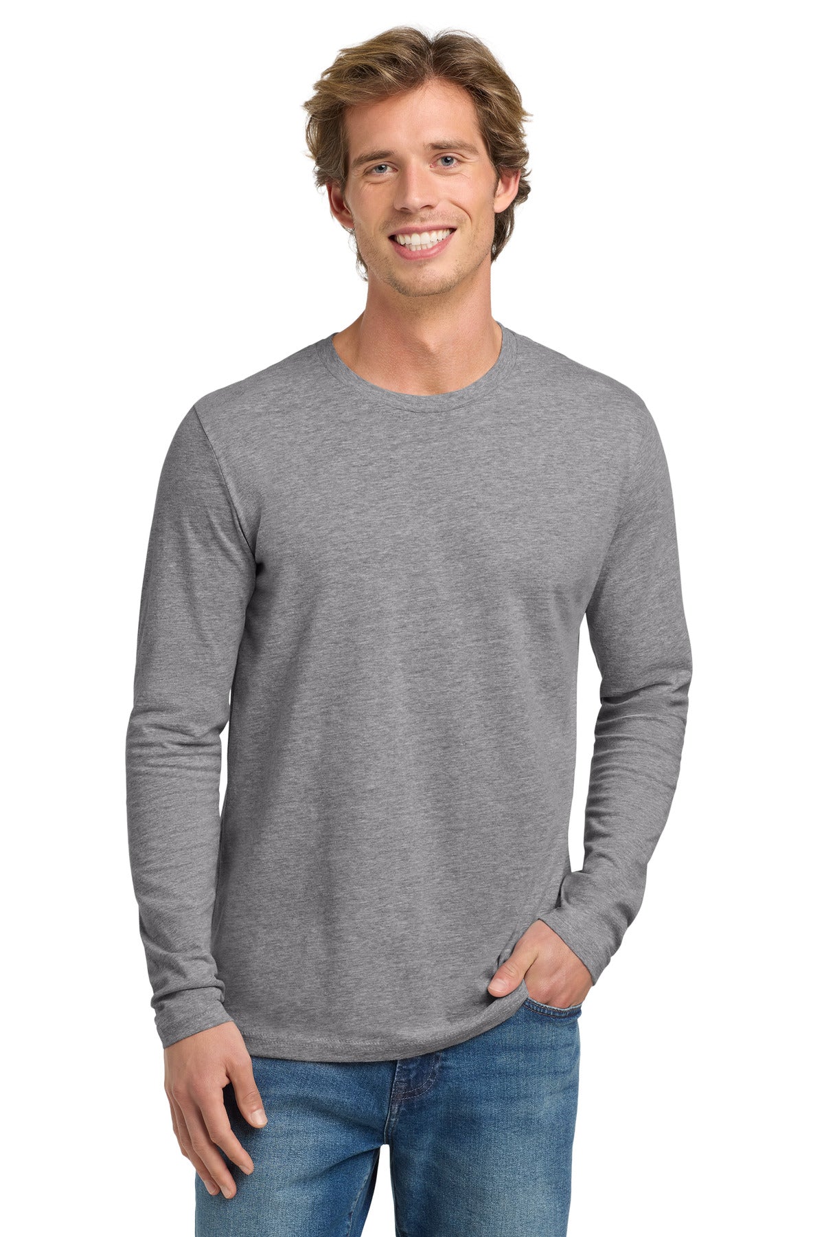 Next Level Apparel Cotton Long Sleeve Tee. NL3601