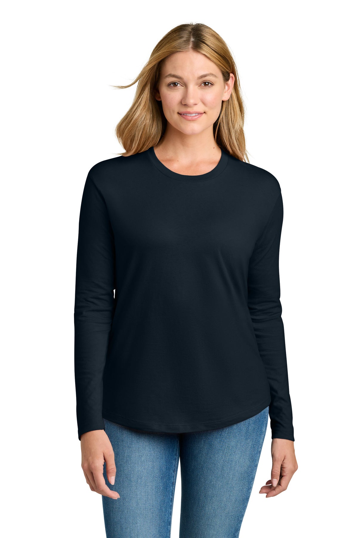 Next Level Apparel Women's Cotton Relaxed Long Sleeve Tee NL3911