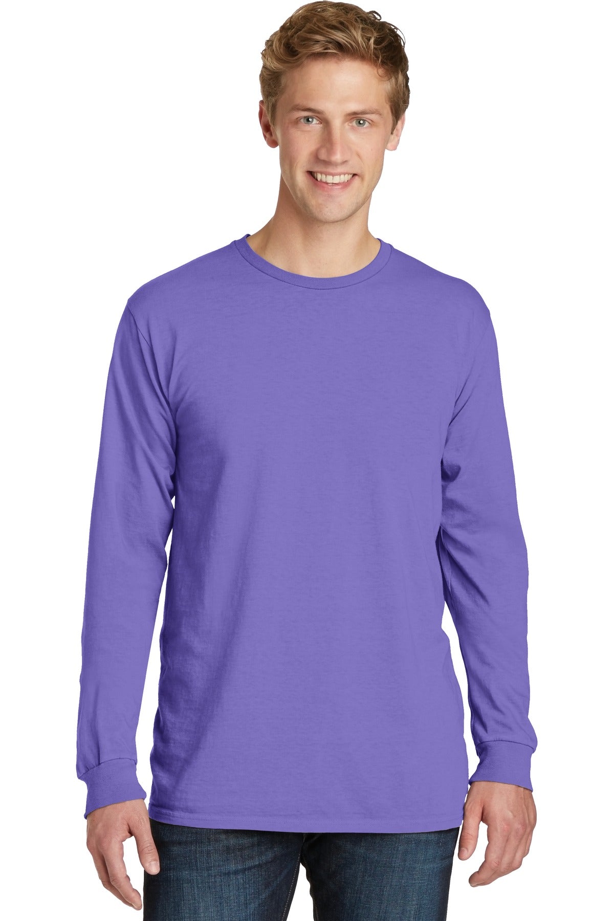 Port & Company ®  Beach Wash ®  Garment-Dyed Long Sleeve Tee PC099LS