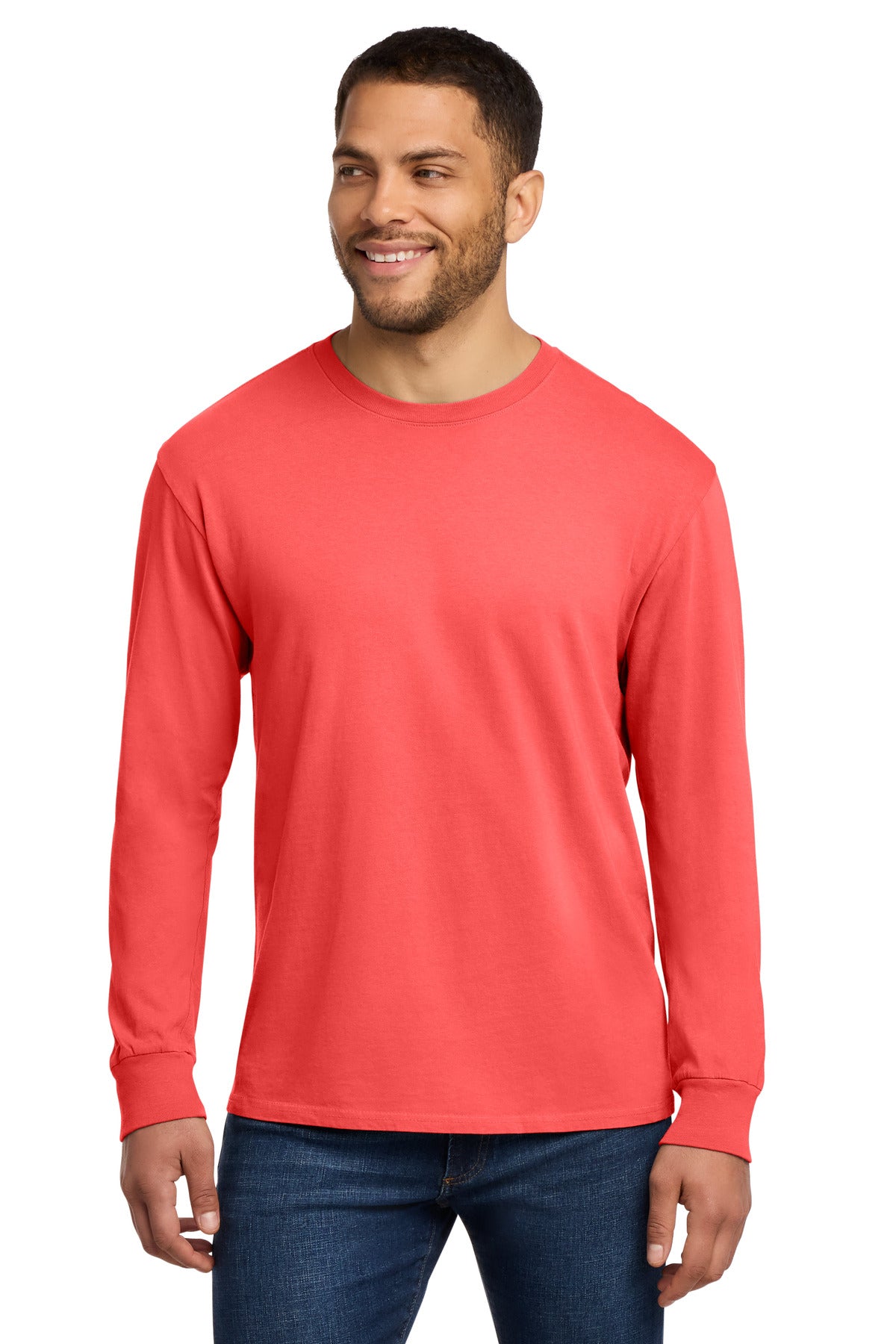 Port & Co Beach Wash Garment-Dyed Long Sleeve Tee PC099LS