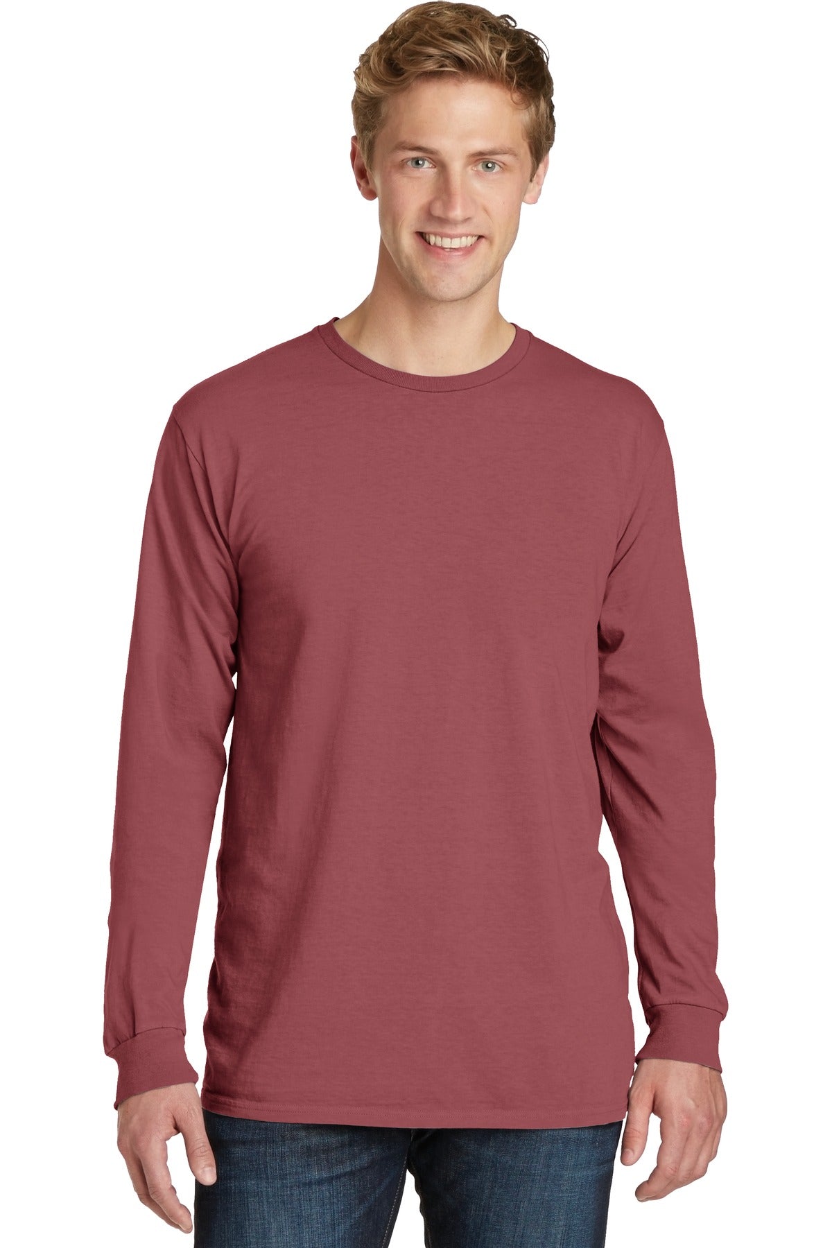 Port & Company ®  Beach Wash ®  Garment-Dyed Long Sleeve Tee PC099LS