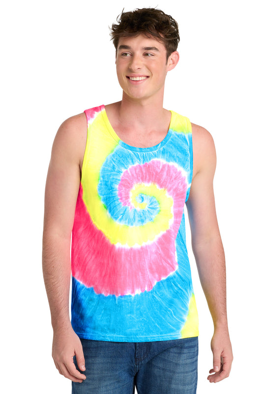 Port & Co Tie-Dye Tank Top. PC147TT