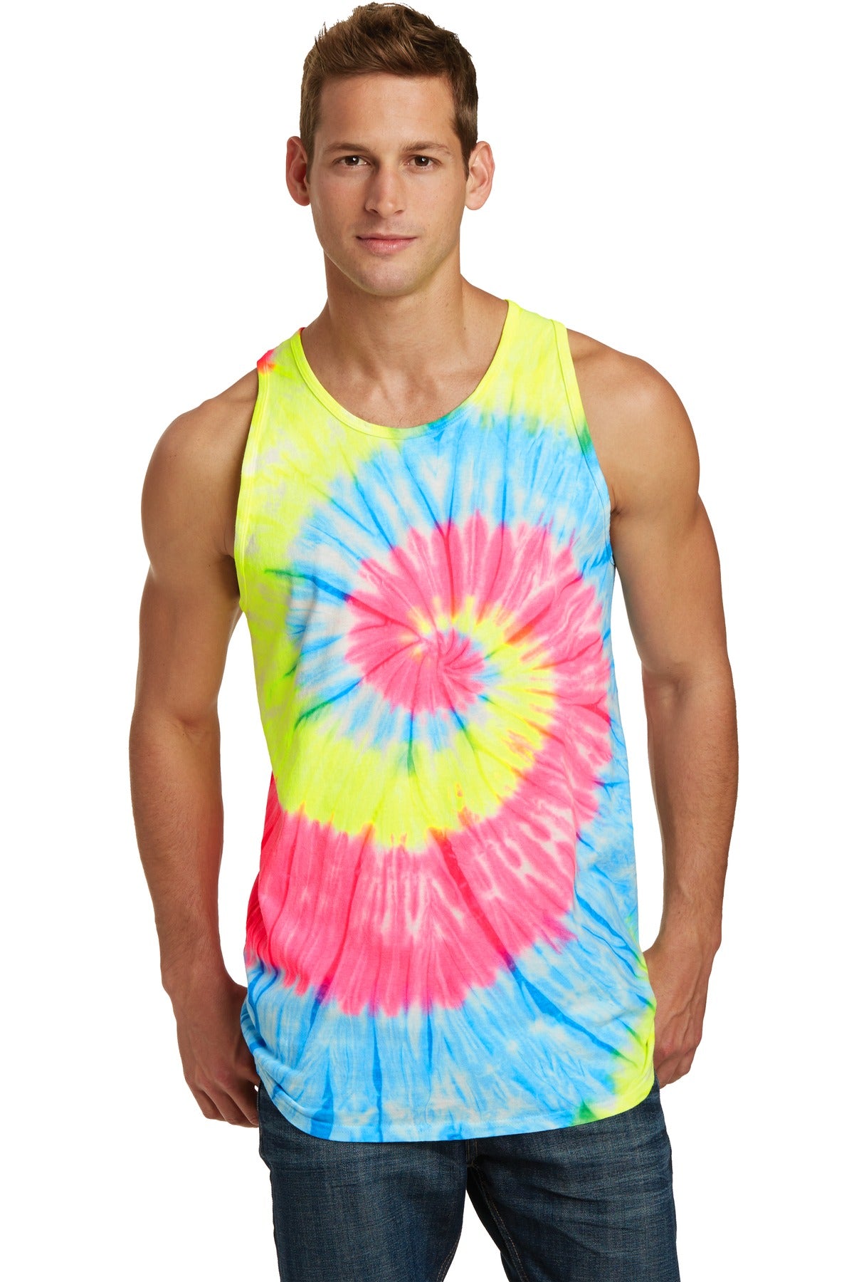 Port & Company ®  Tie-Dye Tank Top.  PC147TT